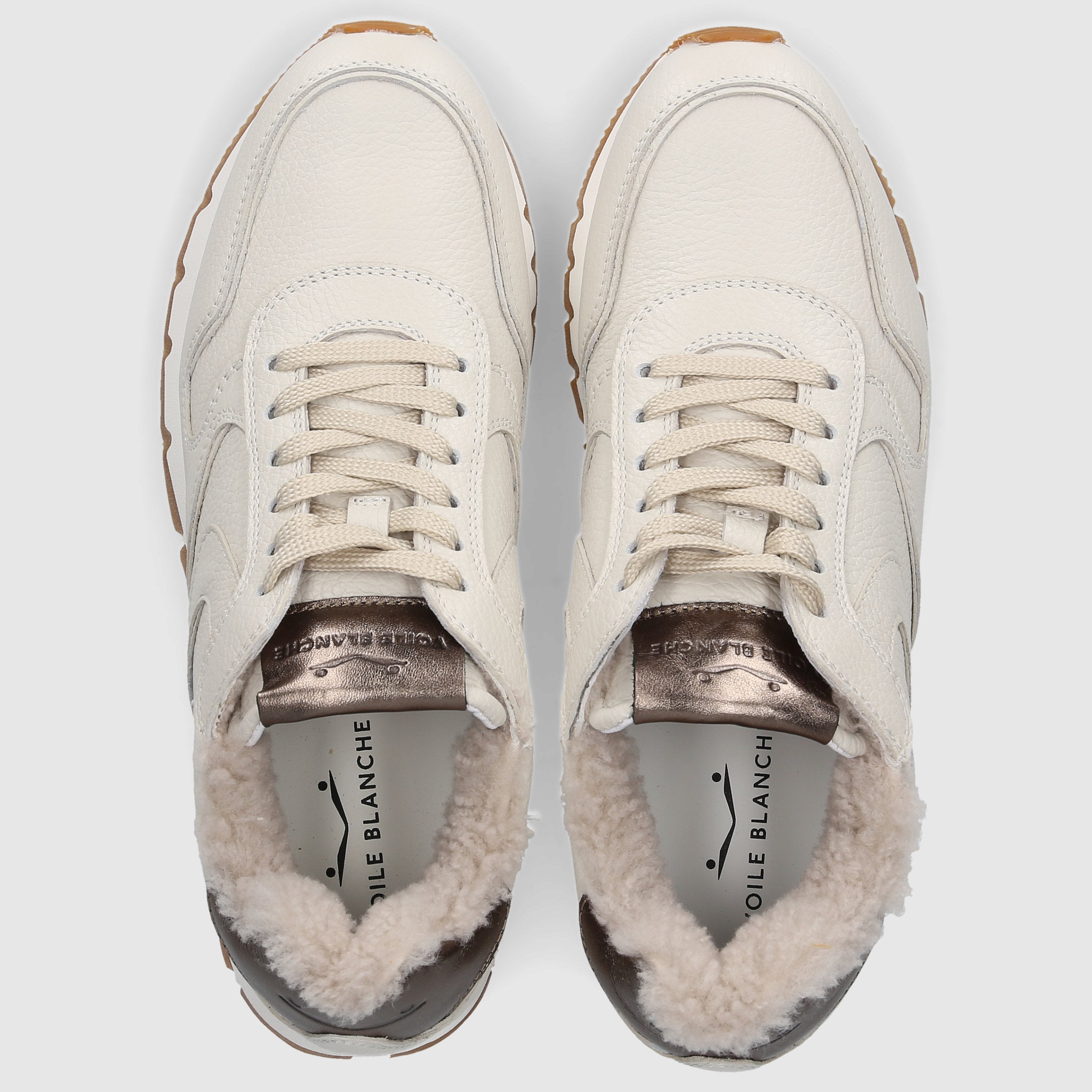 VOILE BLANCHE Damen Sneaker low JULIA Kalbsleder grau