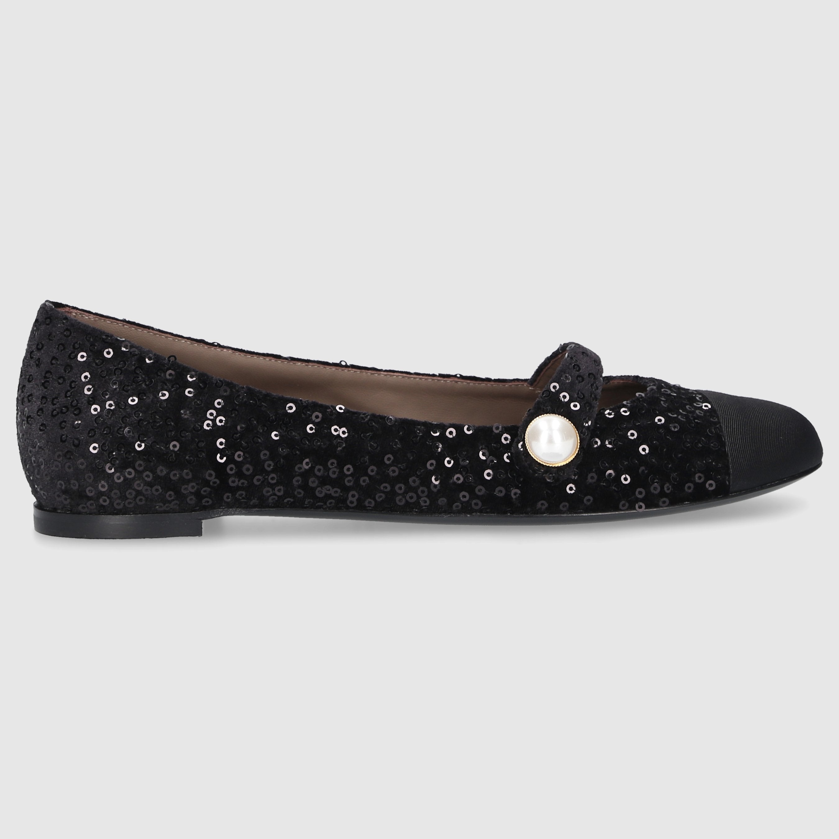 Roberto Festa Damen Ballerinas DIVY Samt schwarz