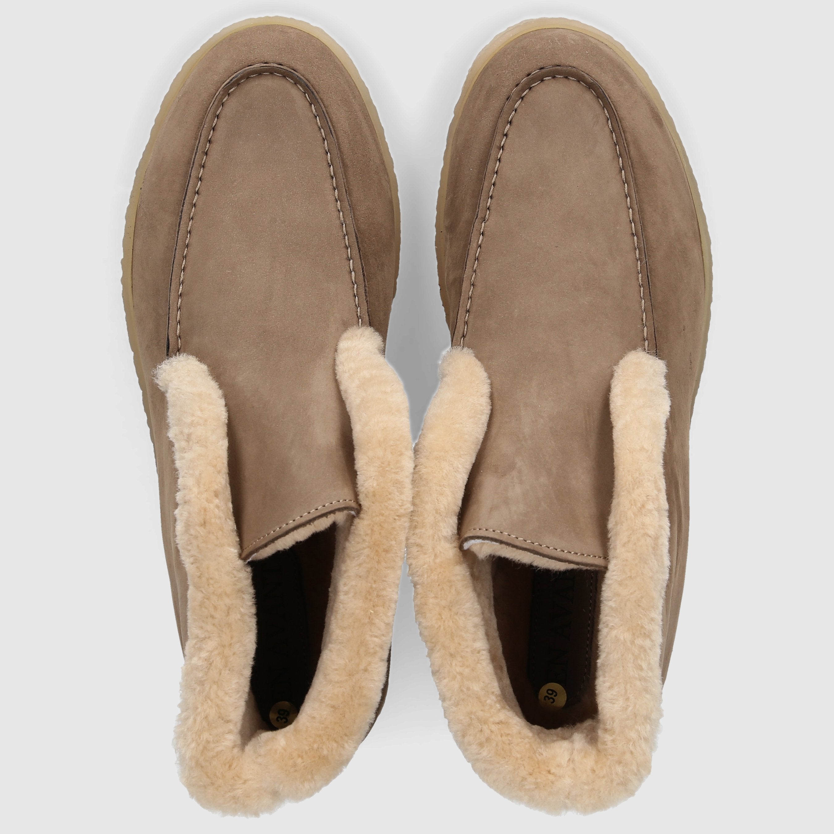 EN AVANT Damen Stiefeletten D0320006-618 Nubukleder taupe
