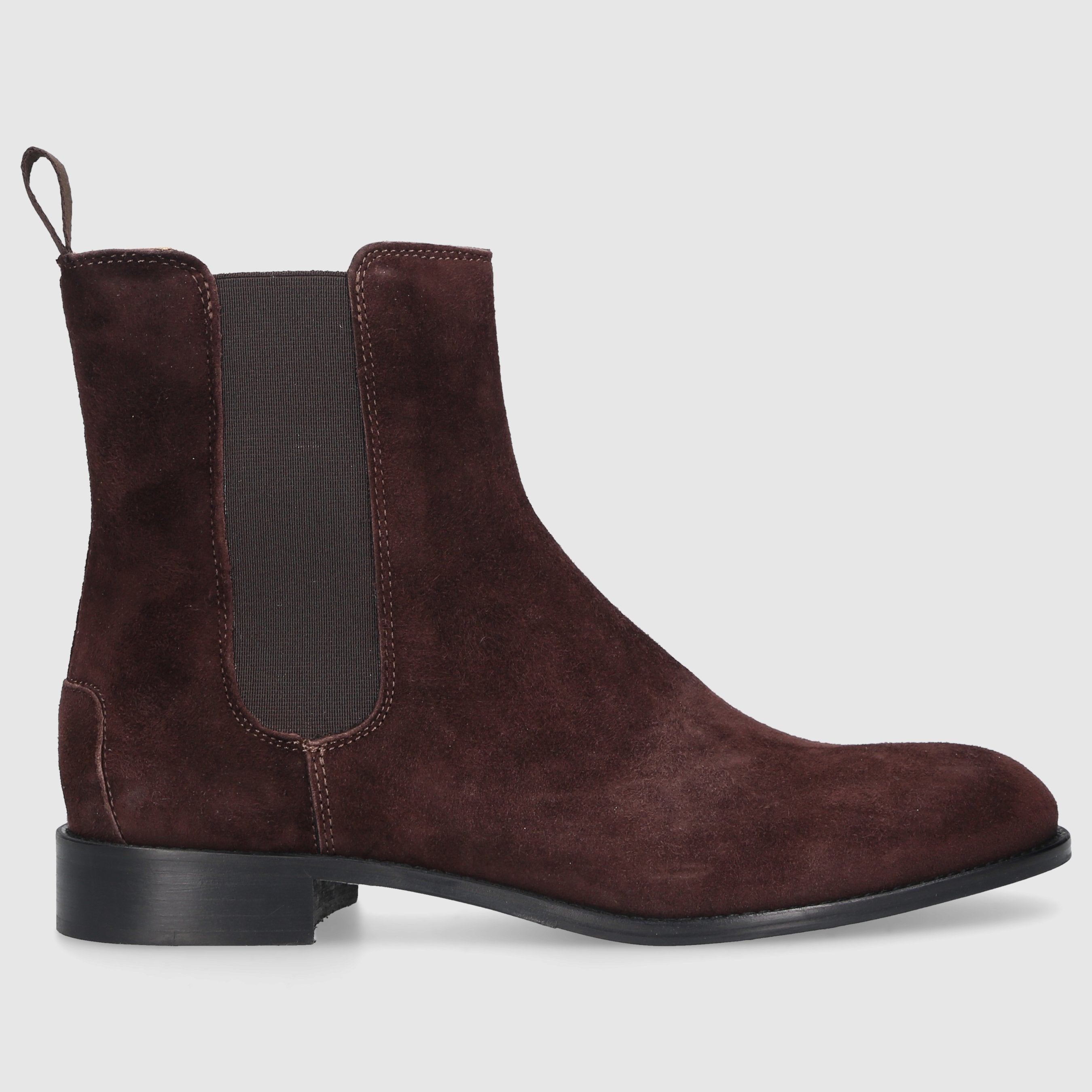 EN AVANT Damen Stiefeletten D0600003-311 Veloursleder dunkelbraun