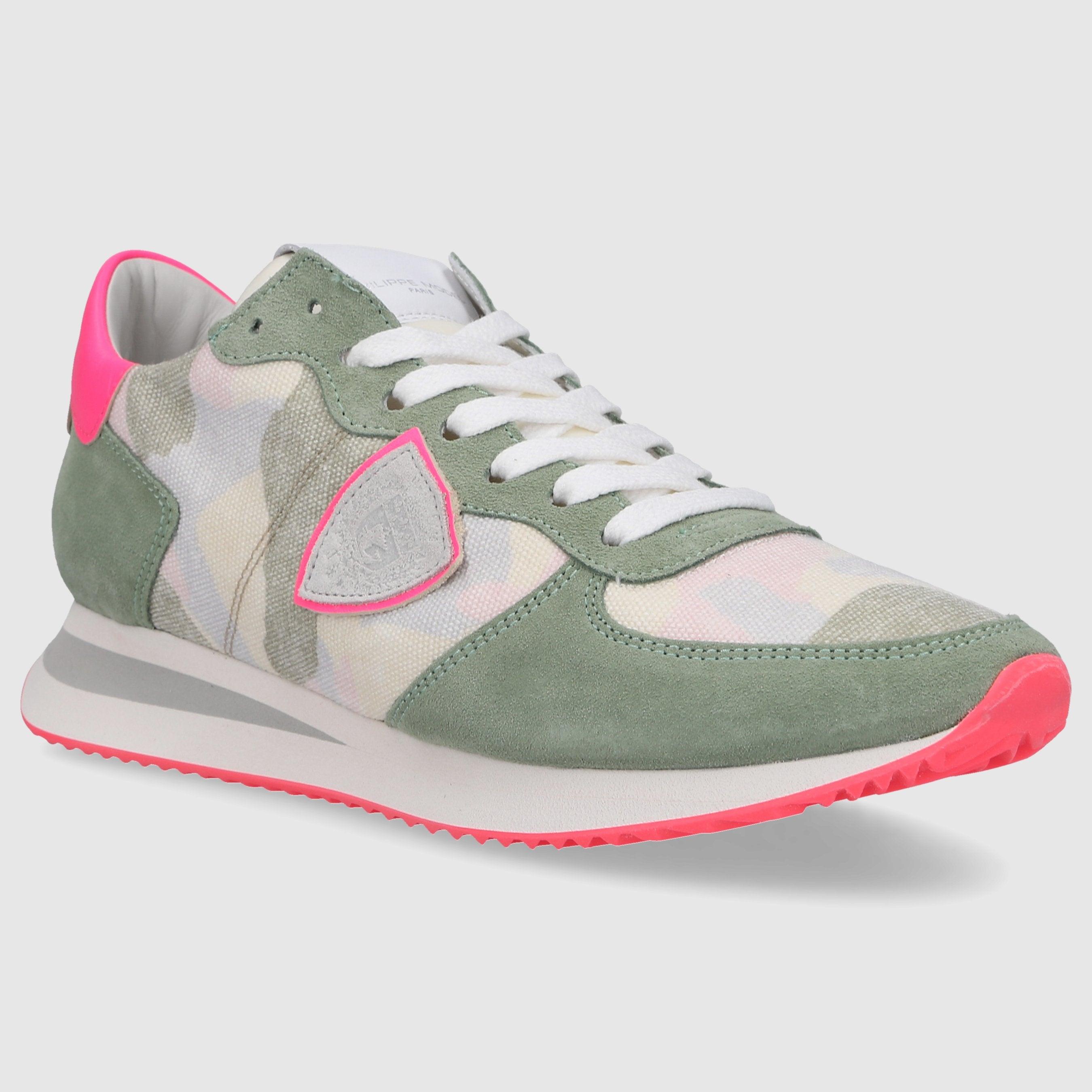 Philippe Model Damen Sneaker low TZLD-CN24 Veloursleder