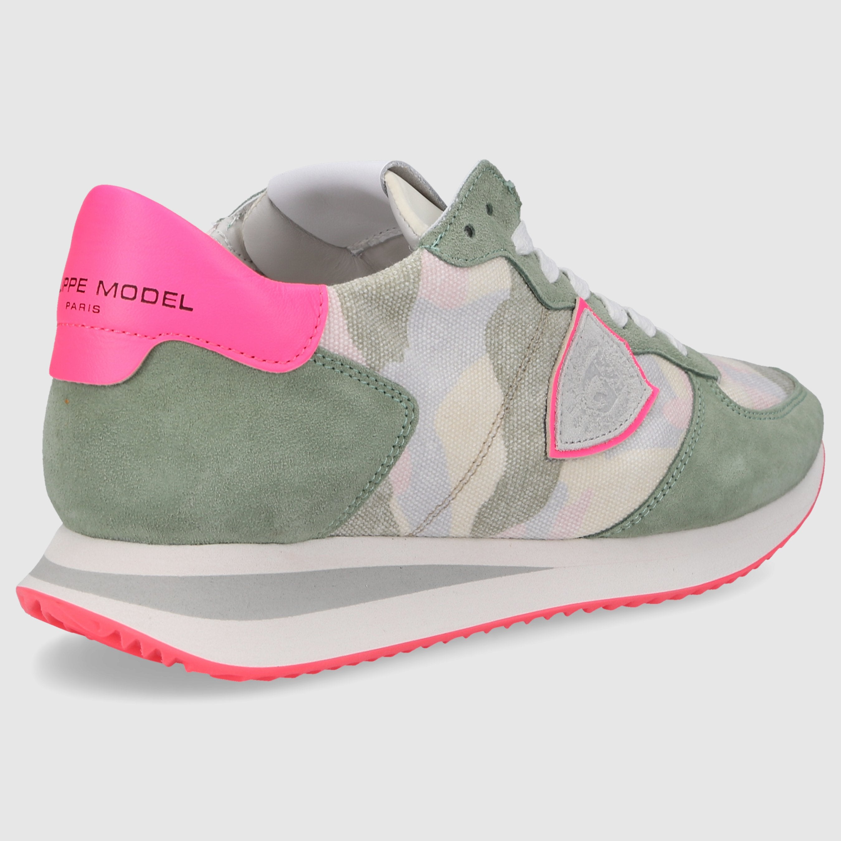 Philippe Model Damen Sneaker low TZLD-CN24 Veloursleder