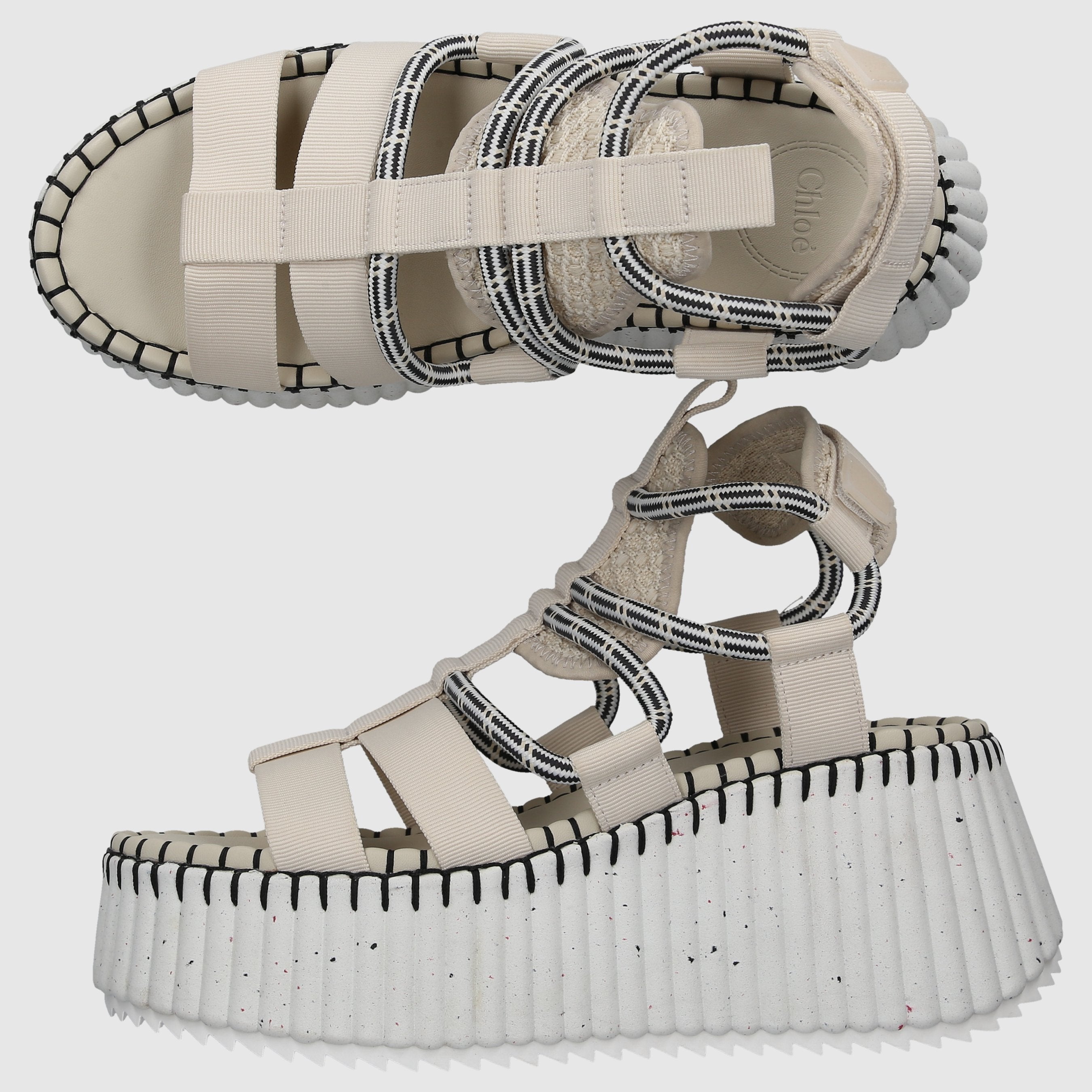 Chloé Damen Sandalen NAMA  Baumwolle