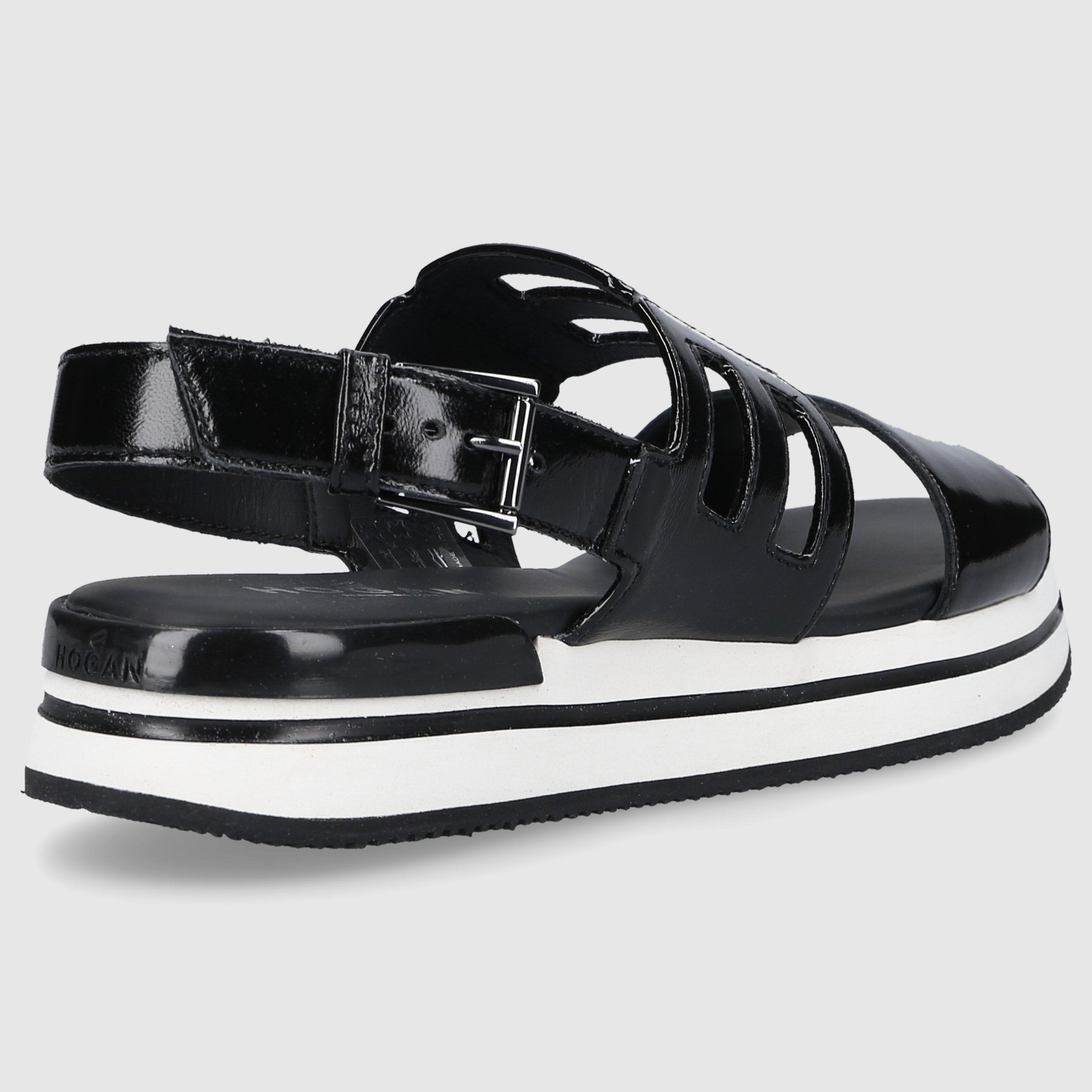 Hogan Damen Sandalen H257 Kalbsleder