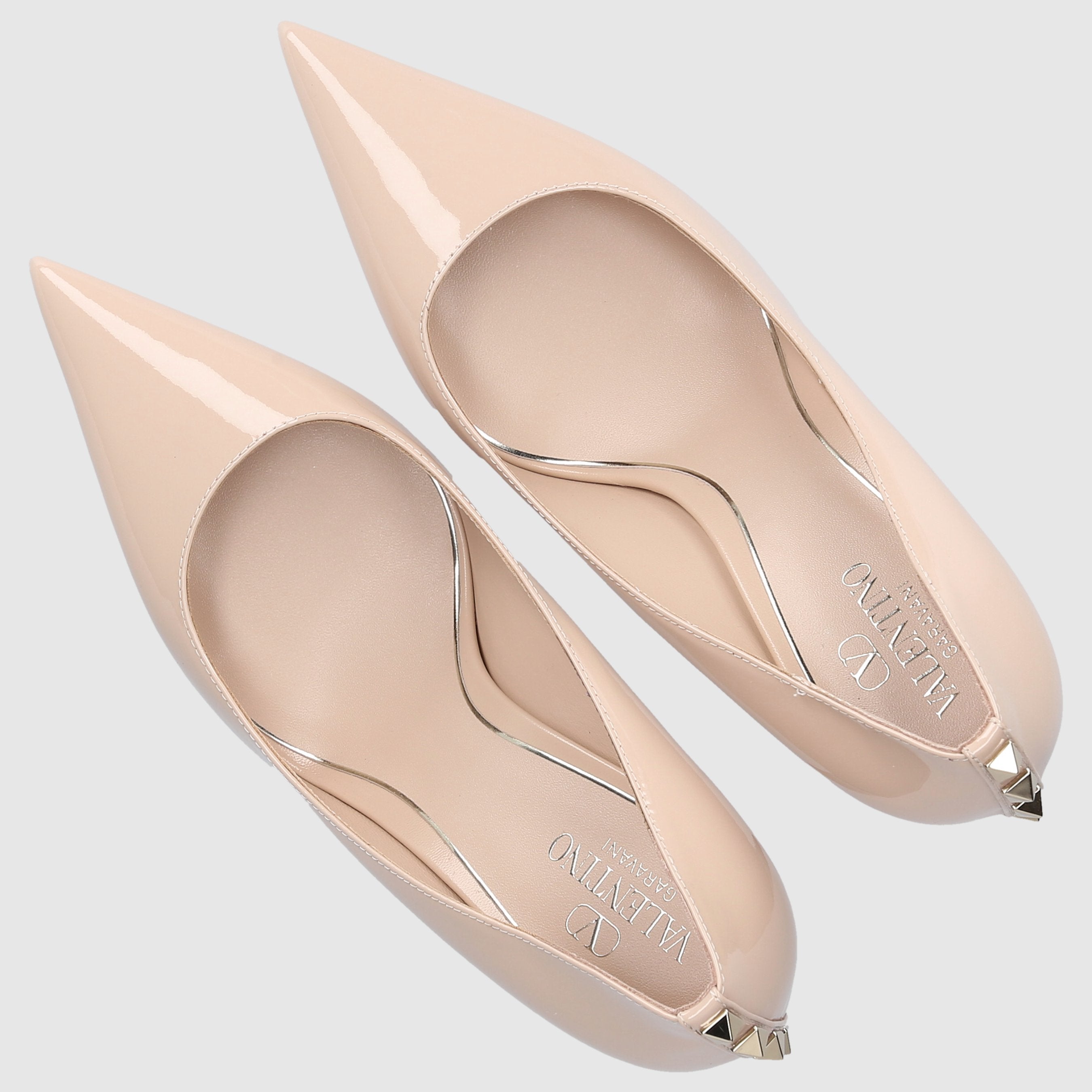Valentino Garavani Damen Pumps ROCKSTUD Lackleder