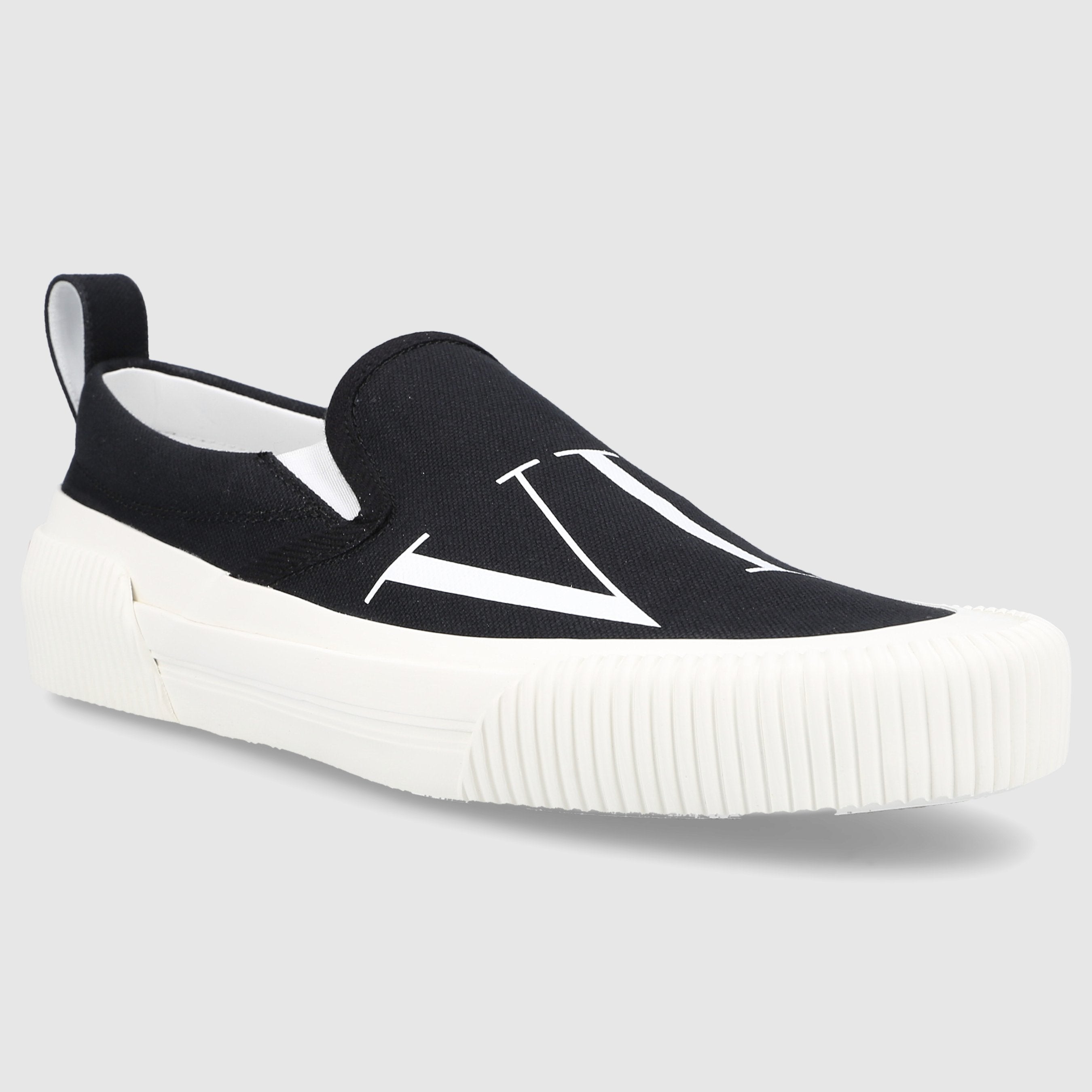 Valentino Garavani Herren Slipper VLTN Canvas