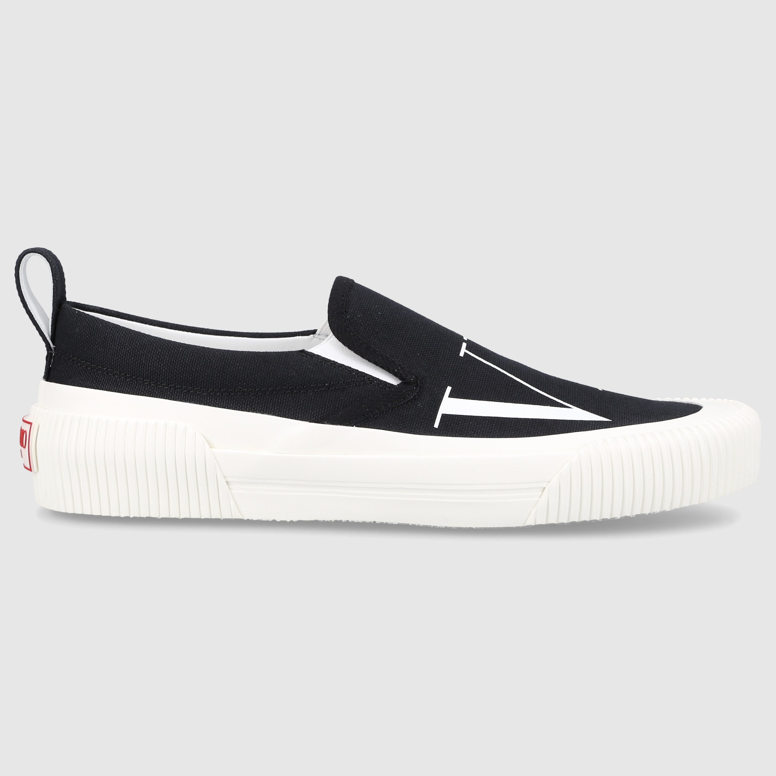 Valentino Garavani Herren Slipper VLTN Canvas
