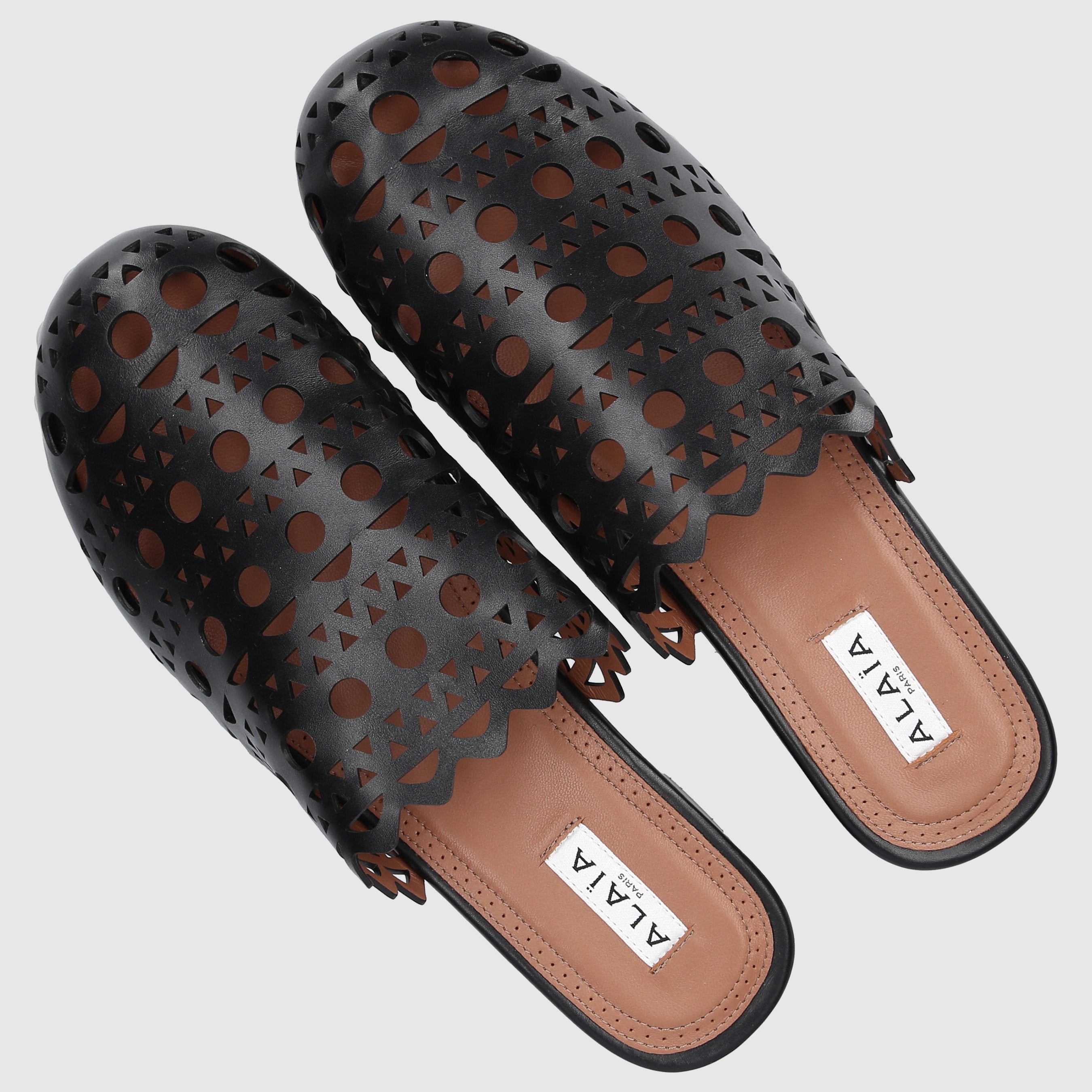 Azzedine Alaïa Damen Clogs 3M050 Kalbsleder