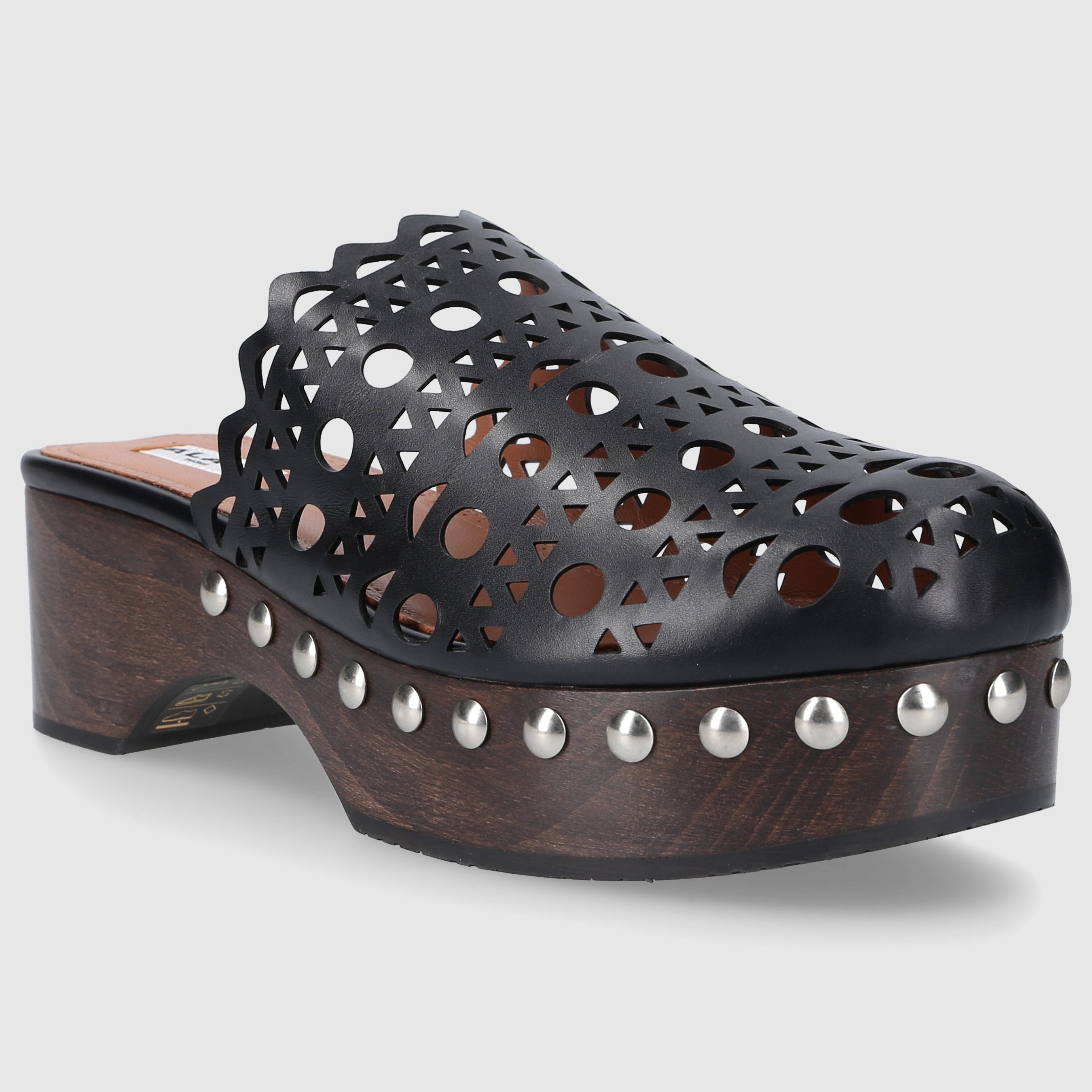Azzedine Alaïa Damen Clogs 3M050 Kalbsleder