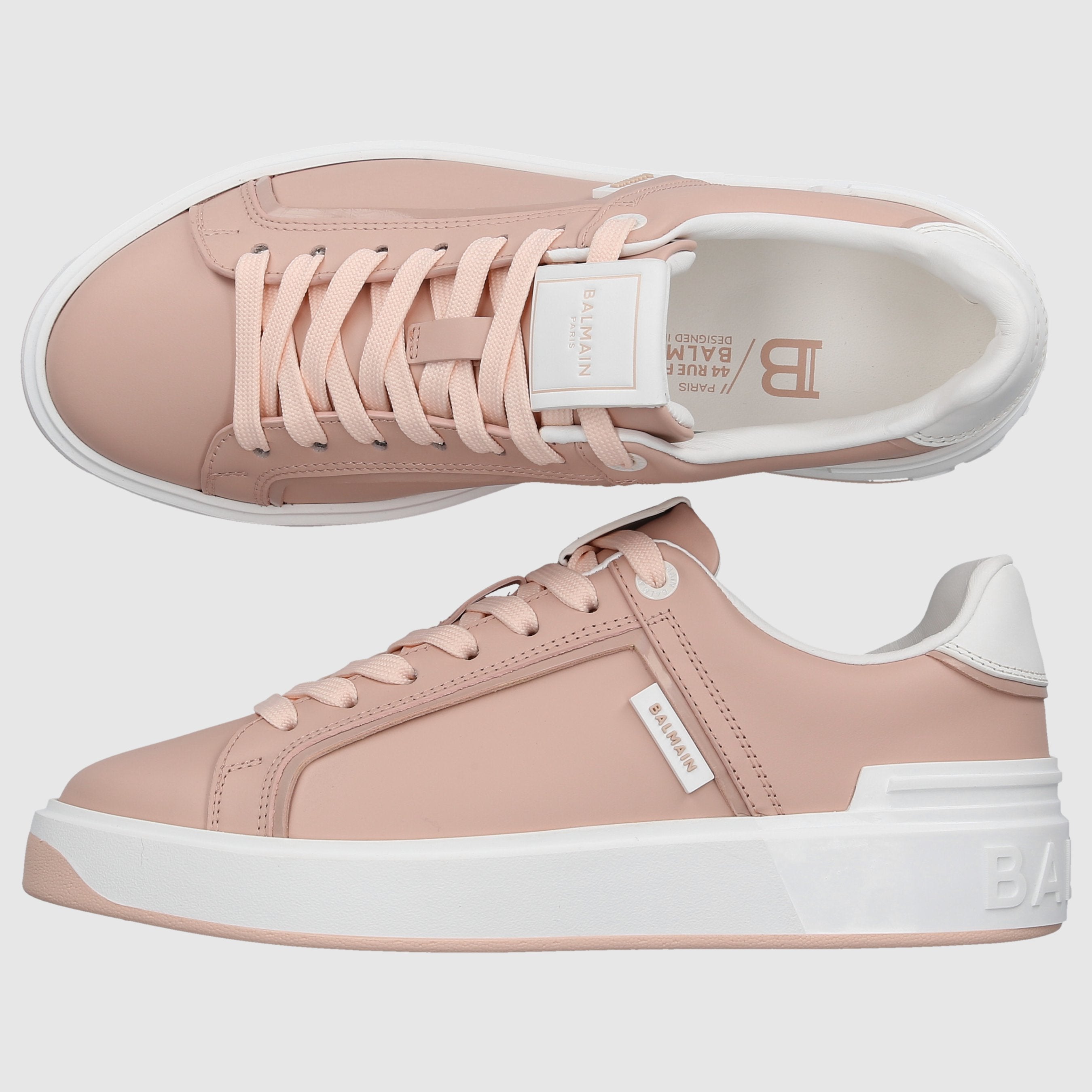 Balmain Damen Sneaker low B-COURT Kalbsleder