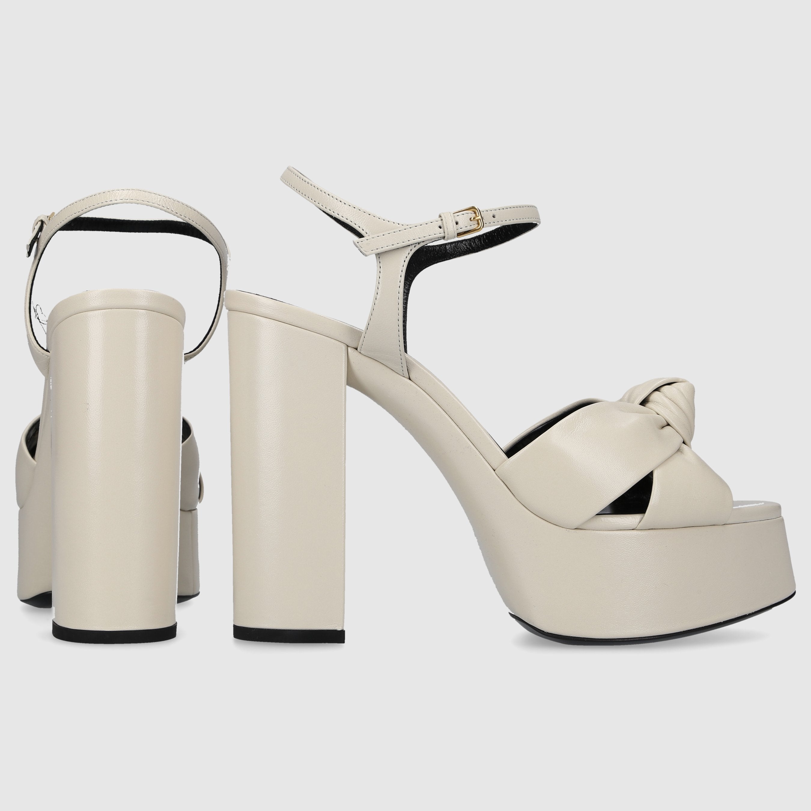 Saint Laurent Damen Sandalen BIANCA 85 Kalbsleder