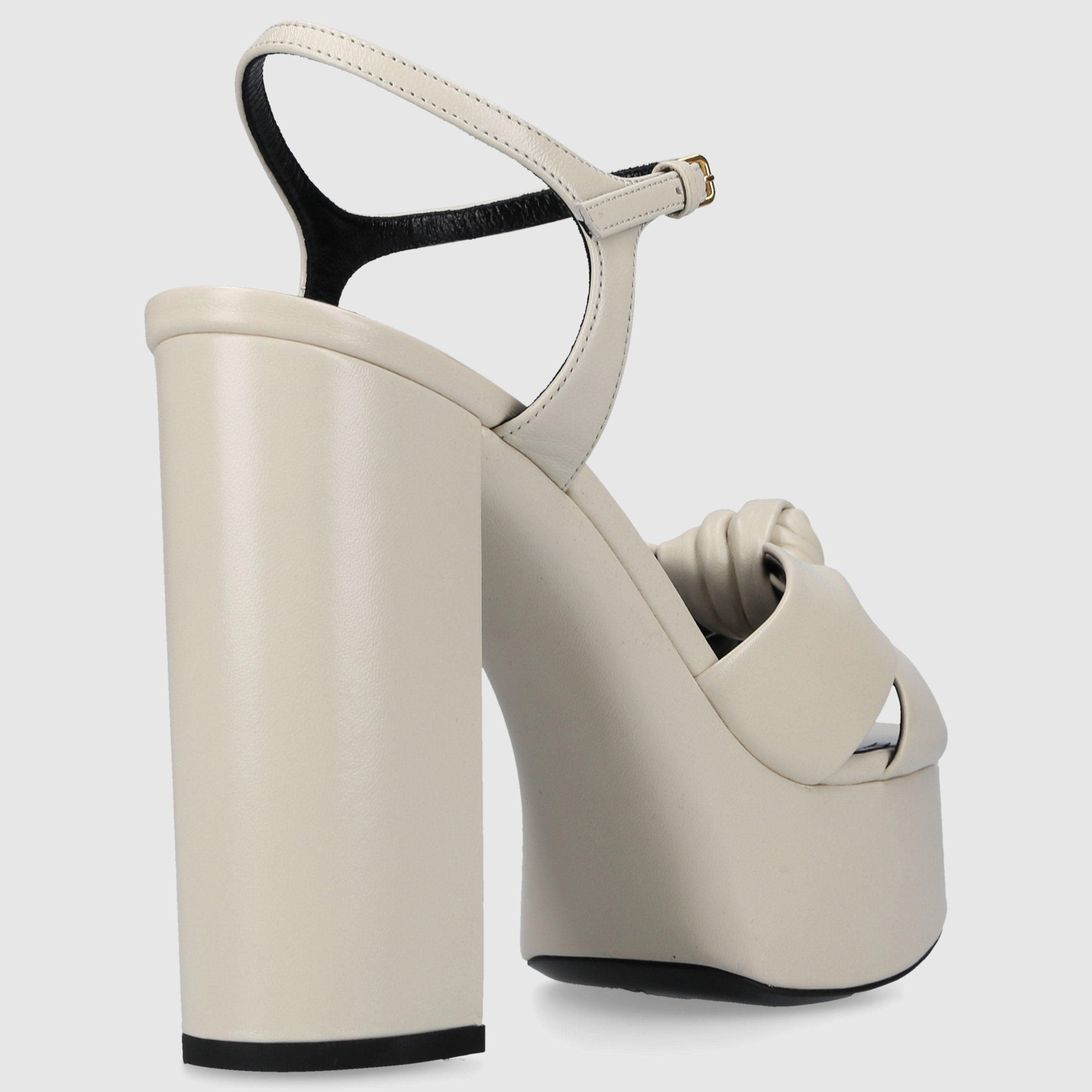 Saint Laurent Damen Sandalen BIANCA 85 Kalbsleder