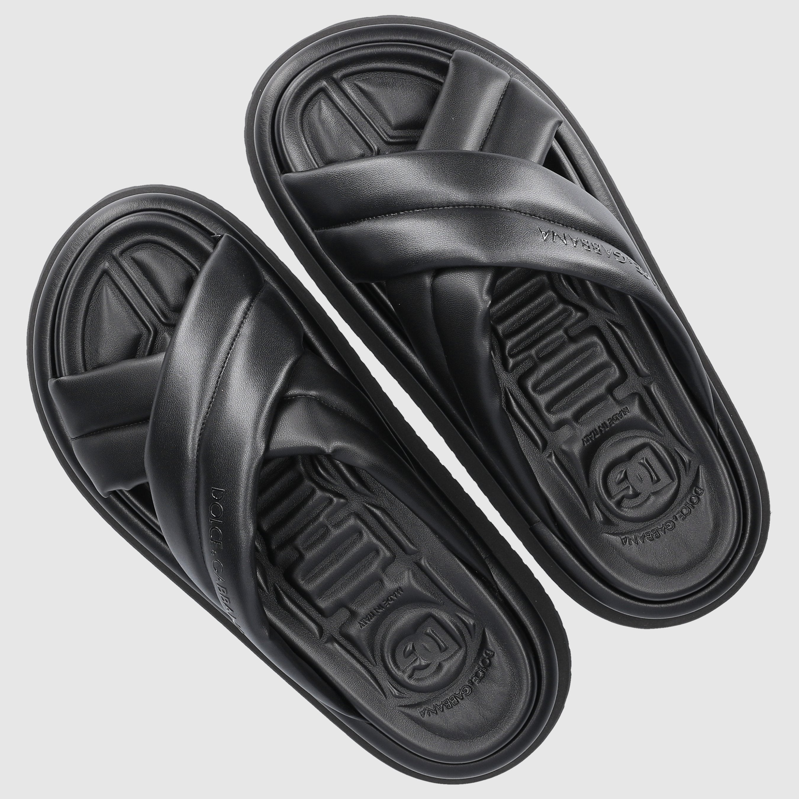 Dolce & Gabbana Herren Sandalen SAINT BARTH Lederimitat