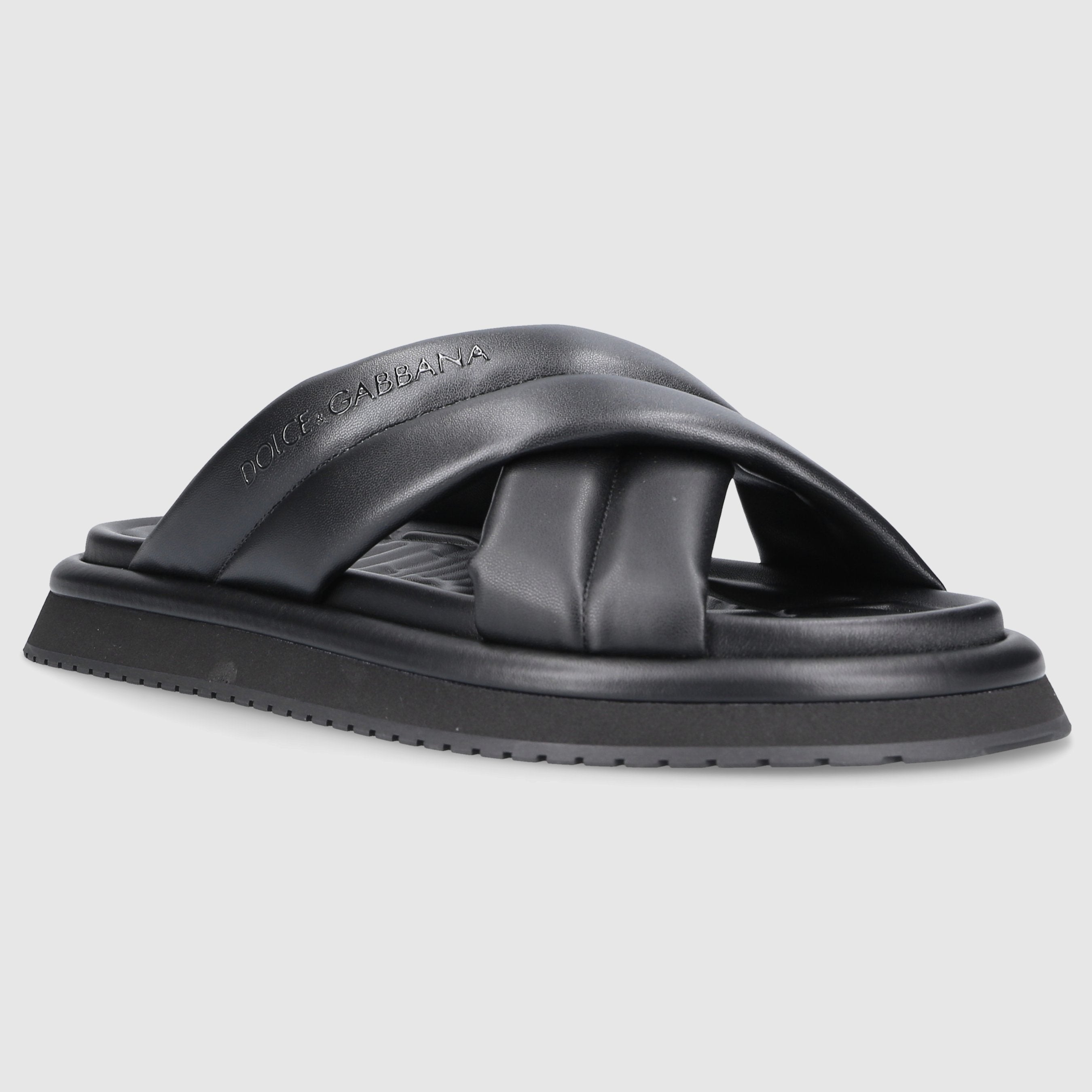 Dolce & Gabbana Herren Sandalen SAINT BARTH Lederimitat