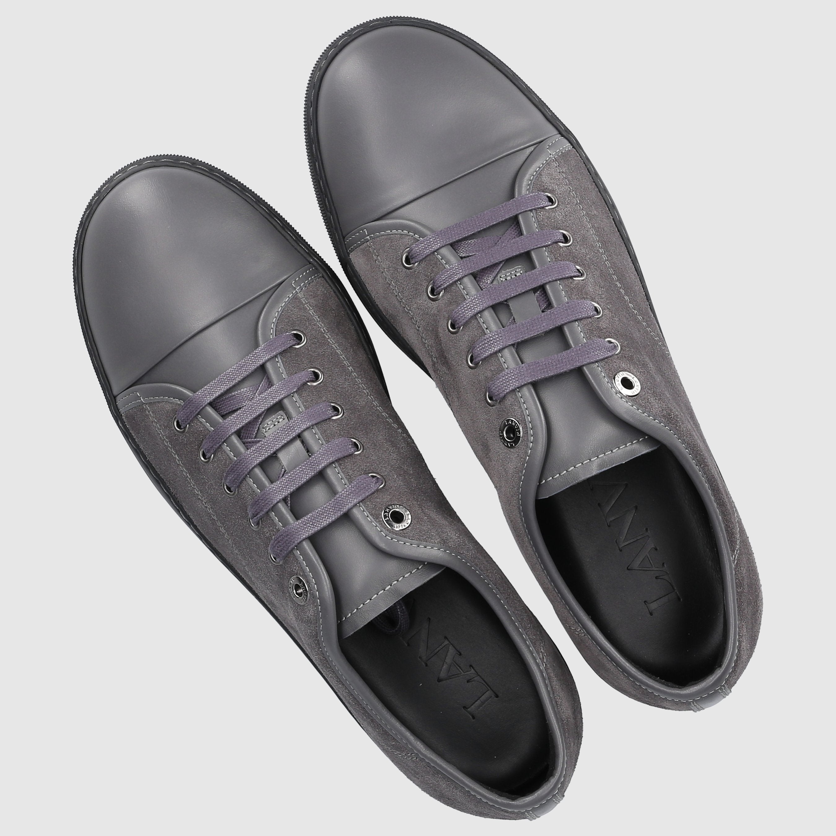 Lanvin Herren Sneaker low DBB1 Veloursleder