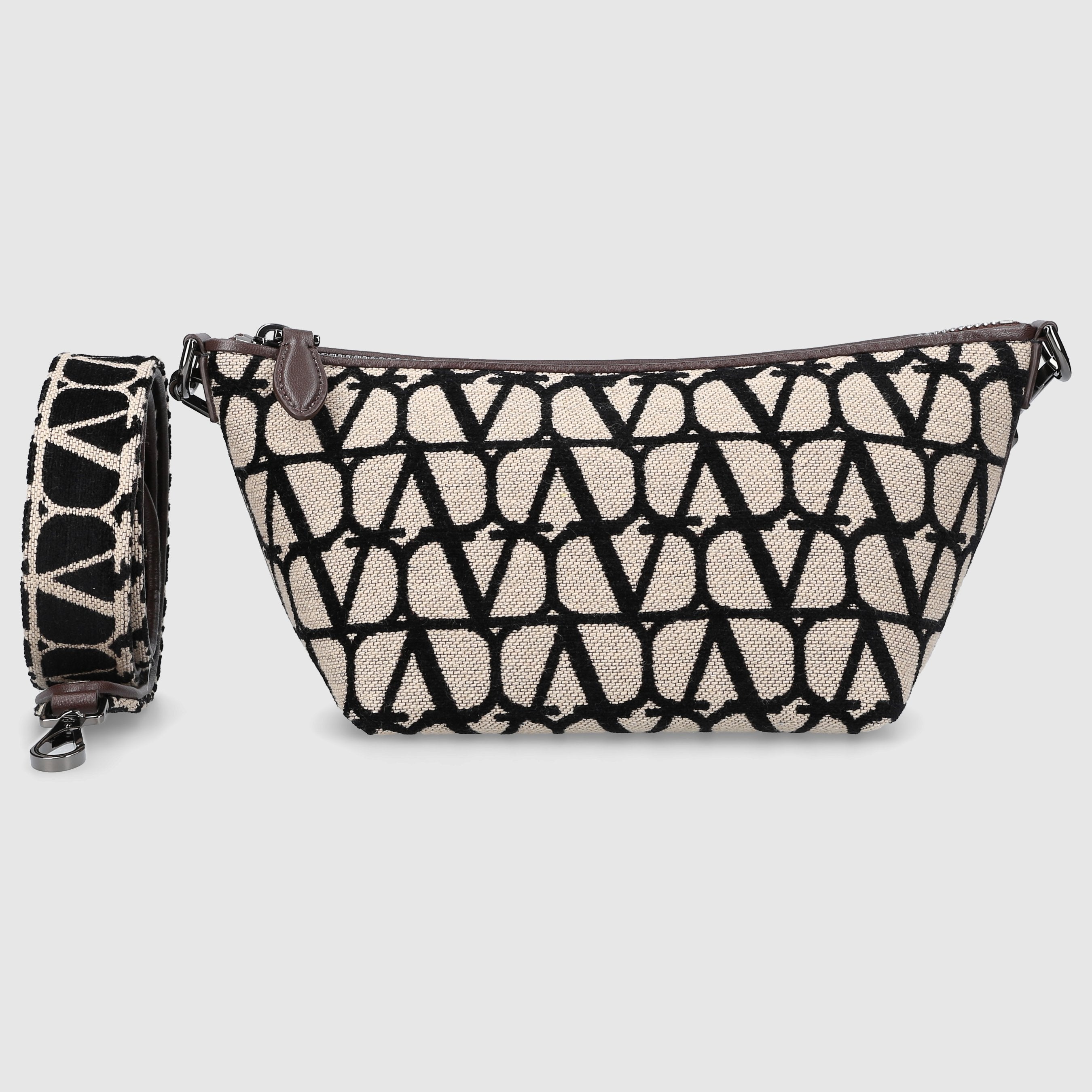 Valentino Garavani Damen Schultertasche LOCÒ Canvas