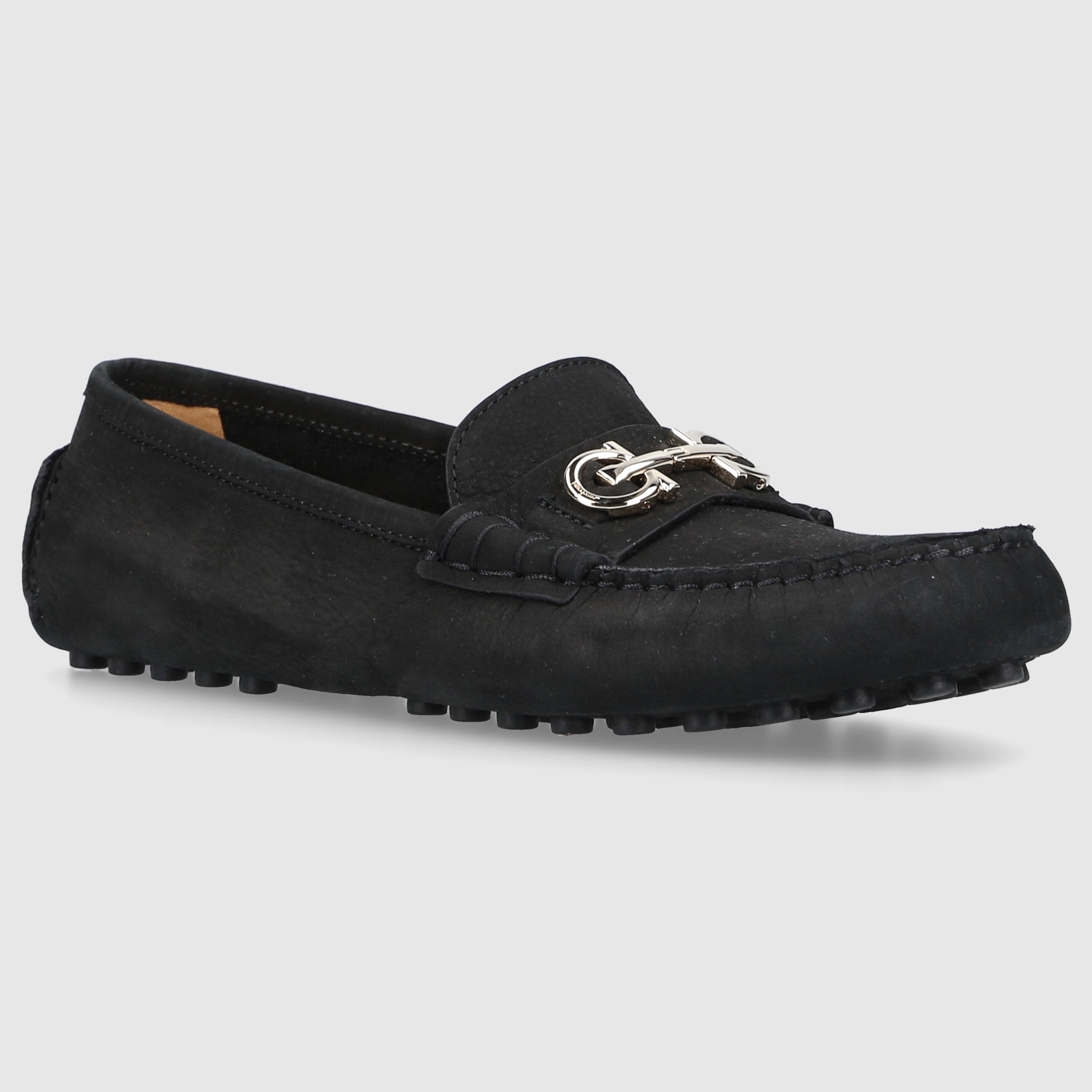Salvatore Ferragamo Damen Loafer 01E393 Veloursleder