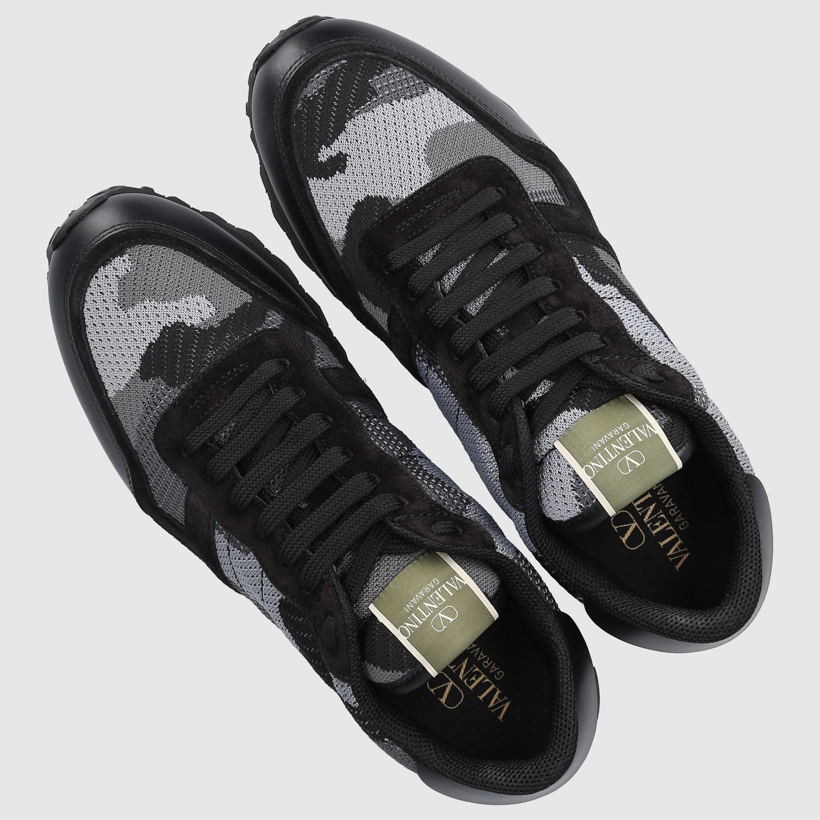 Valentino Garavani Herren Sneaker low ROCKRUNNER Veloursleder