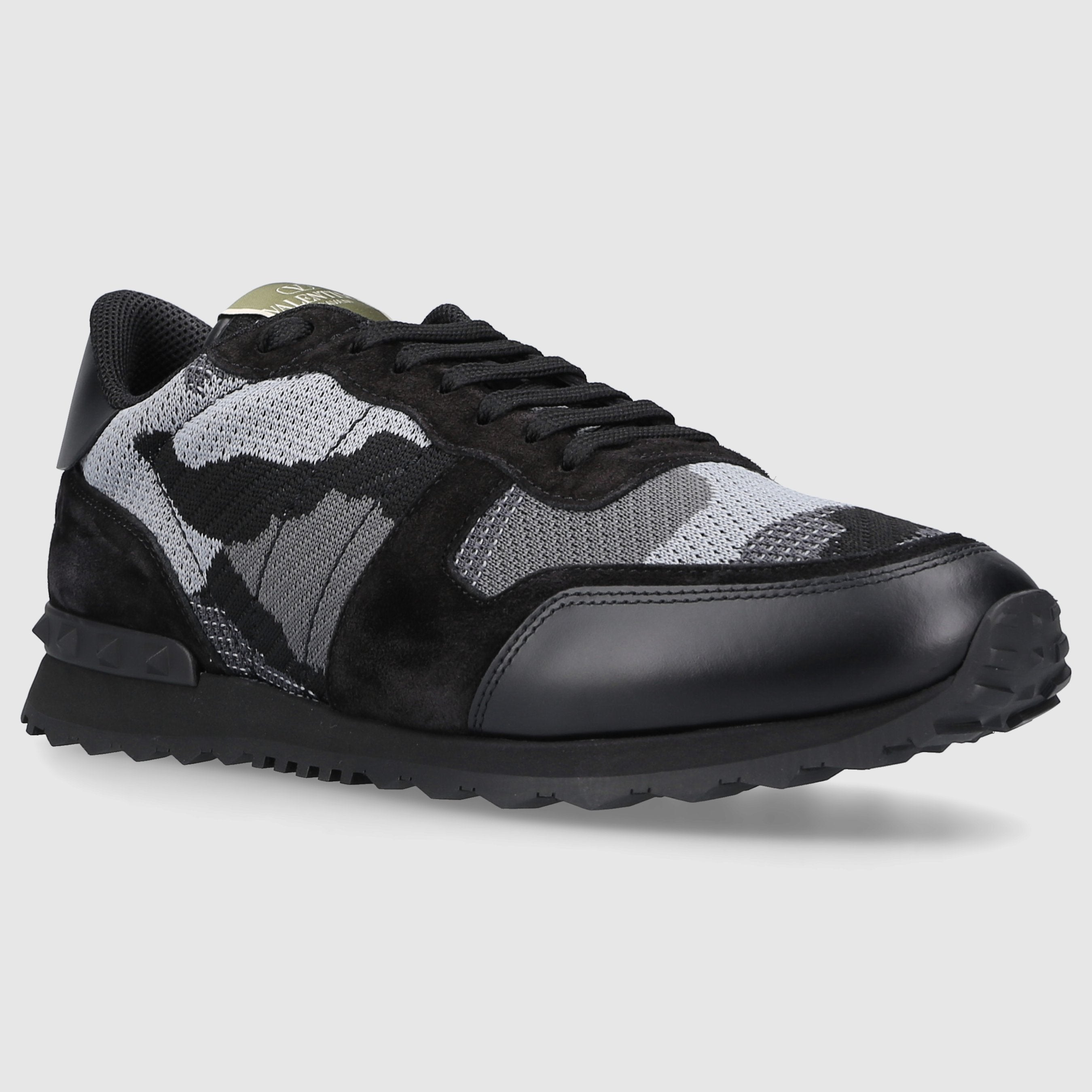 Valentino Garavani Herren Sneaker low ROCKRUNNER Veloursleder