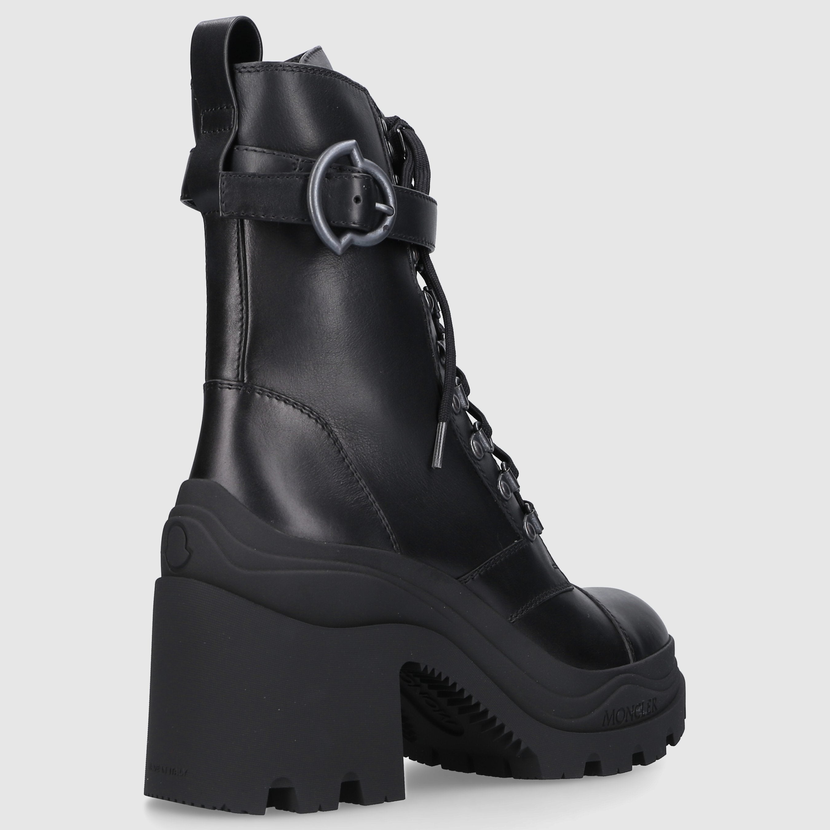 Moncler Damen Schnürstiefeletten ENVILLE Kalbsleder