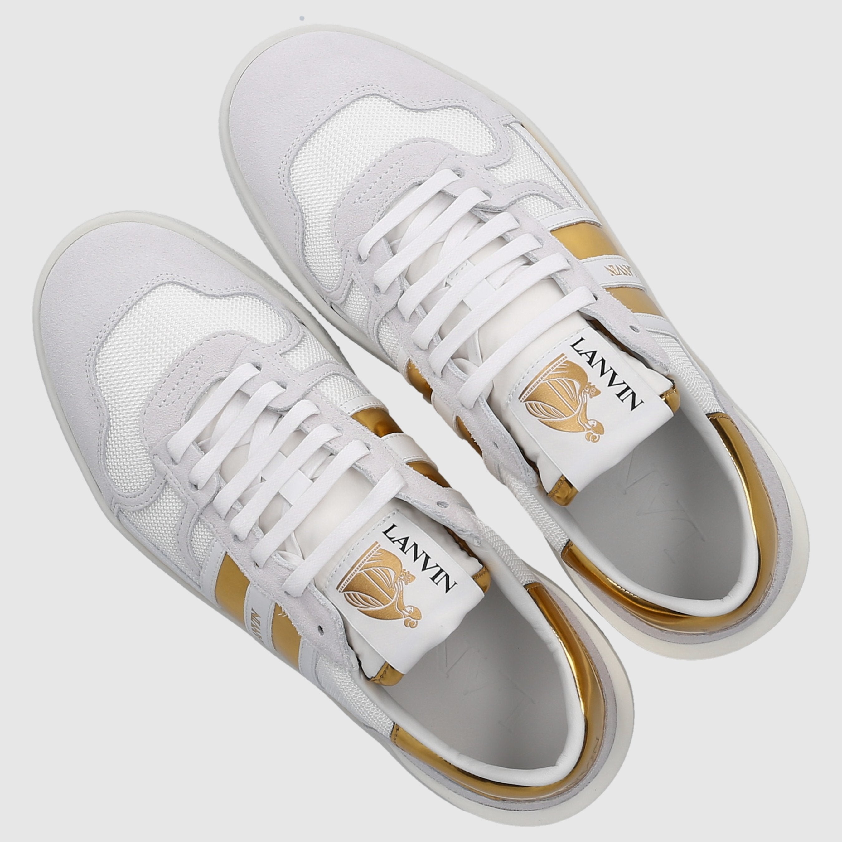 Lanvin Damen Sneaker low MESH CLAY Veloursleder