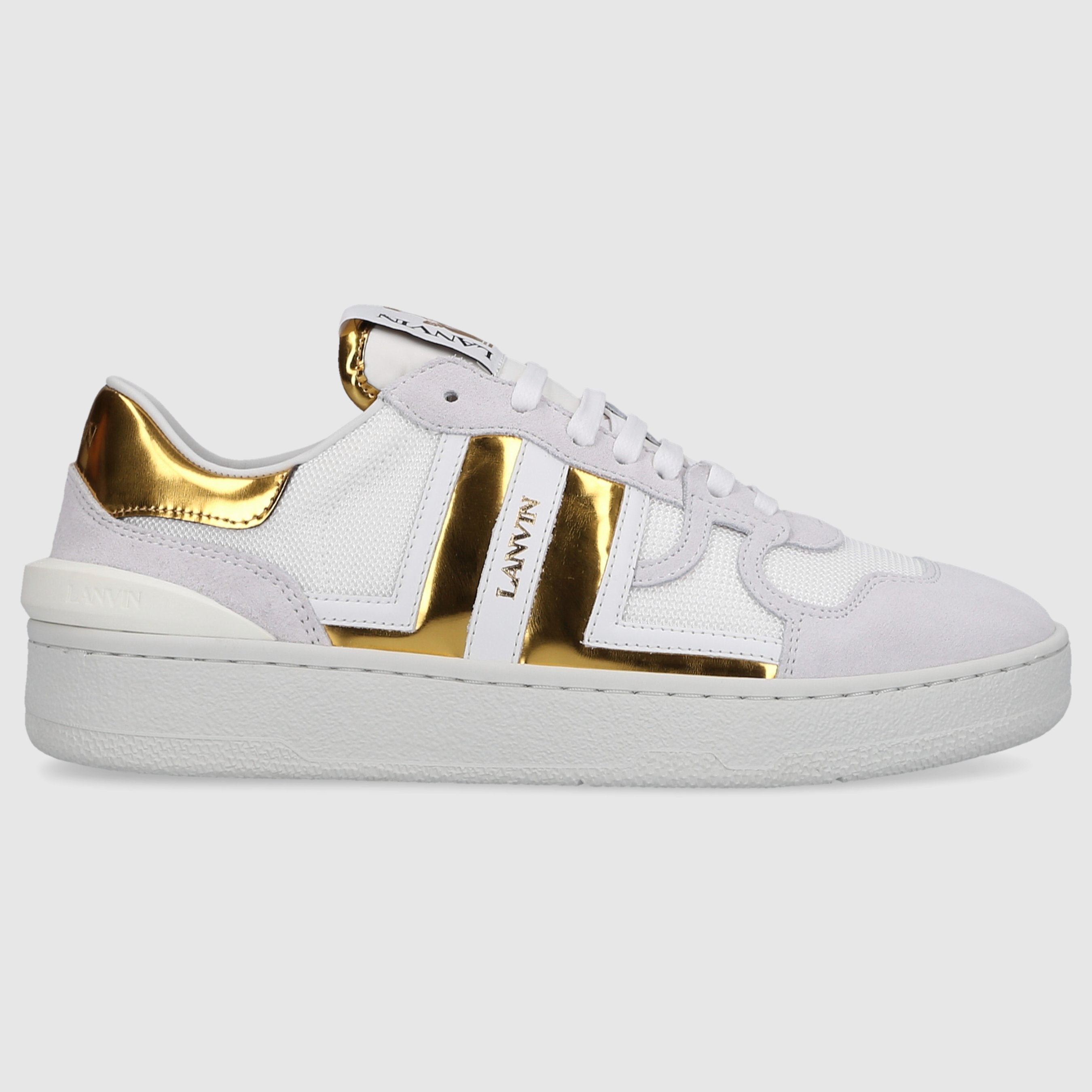 Lanvin Damen Sneaker low MESH CLAY Veloursleder