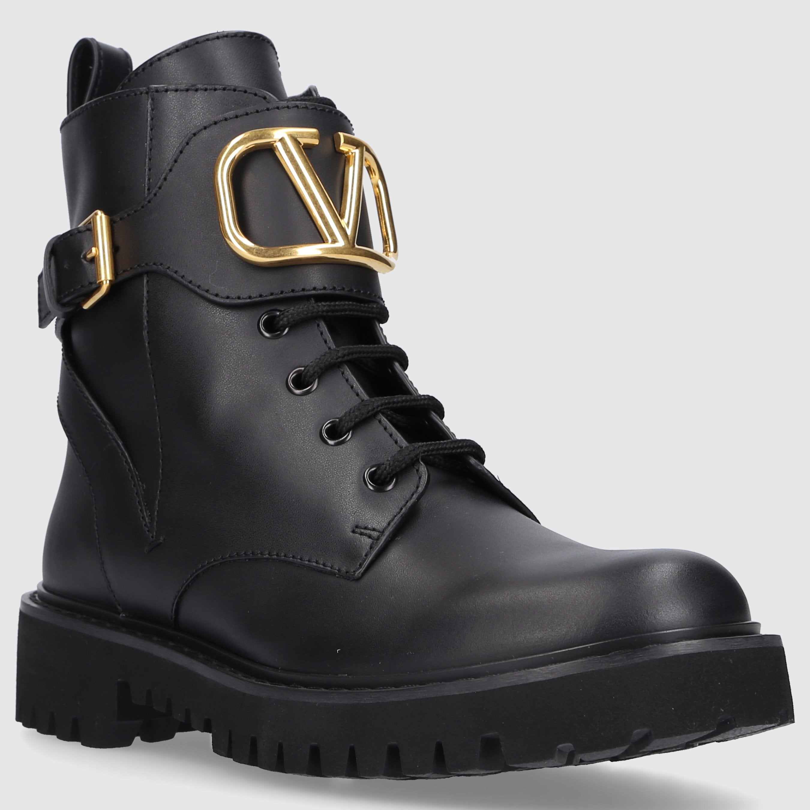 Valentino Garavani Damen Stiefeletten COMBAT BOOT Kalbsleder