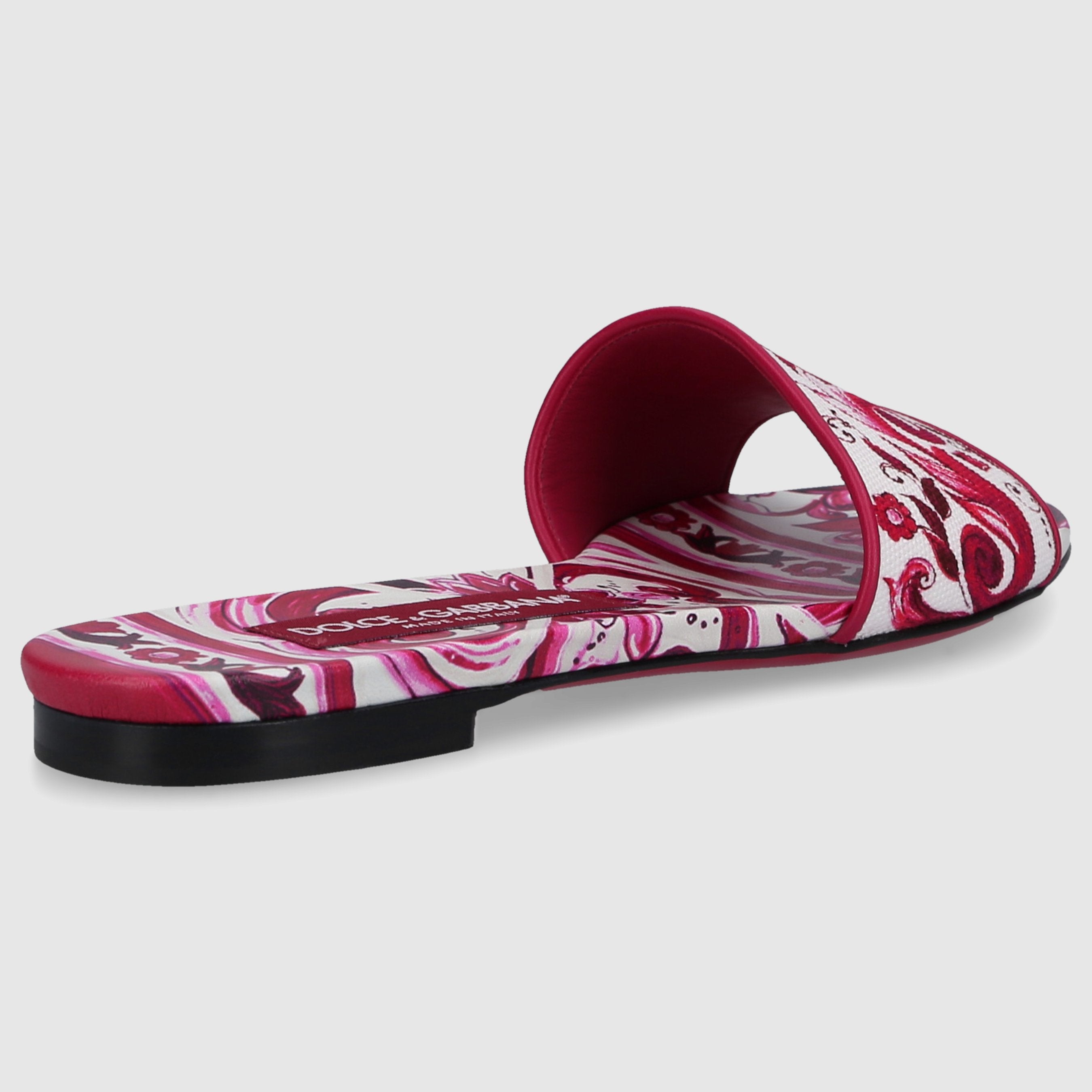 Dolce & Gabbana Damen Pantoletten PRINTED Canvas