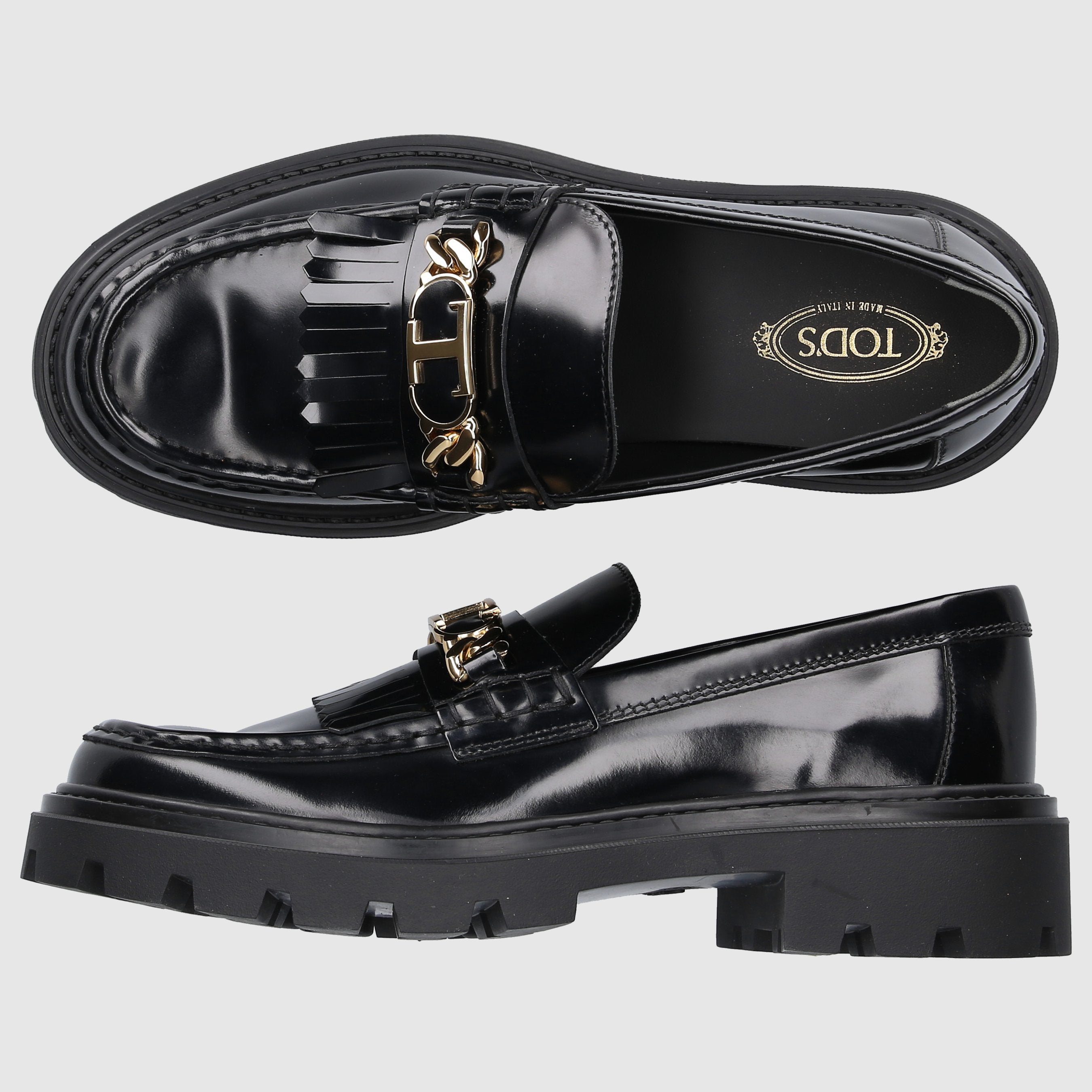 Tod's Damen Loafer FRINGED Kalbsleder