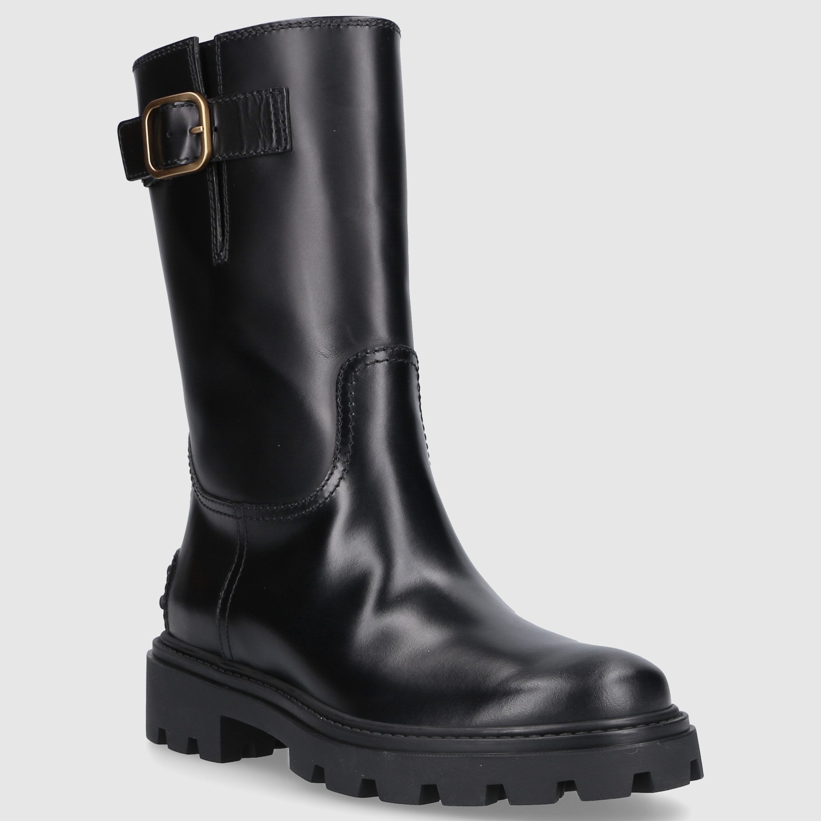 Tod's Damen Stiefeletten BUCKLE  Kalbsleder