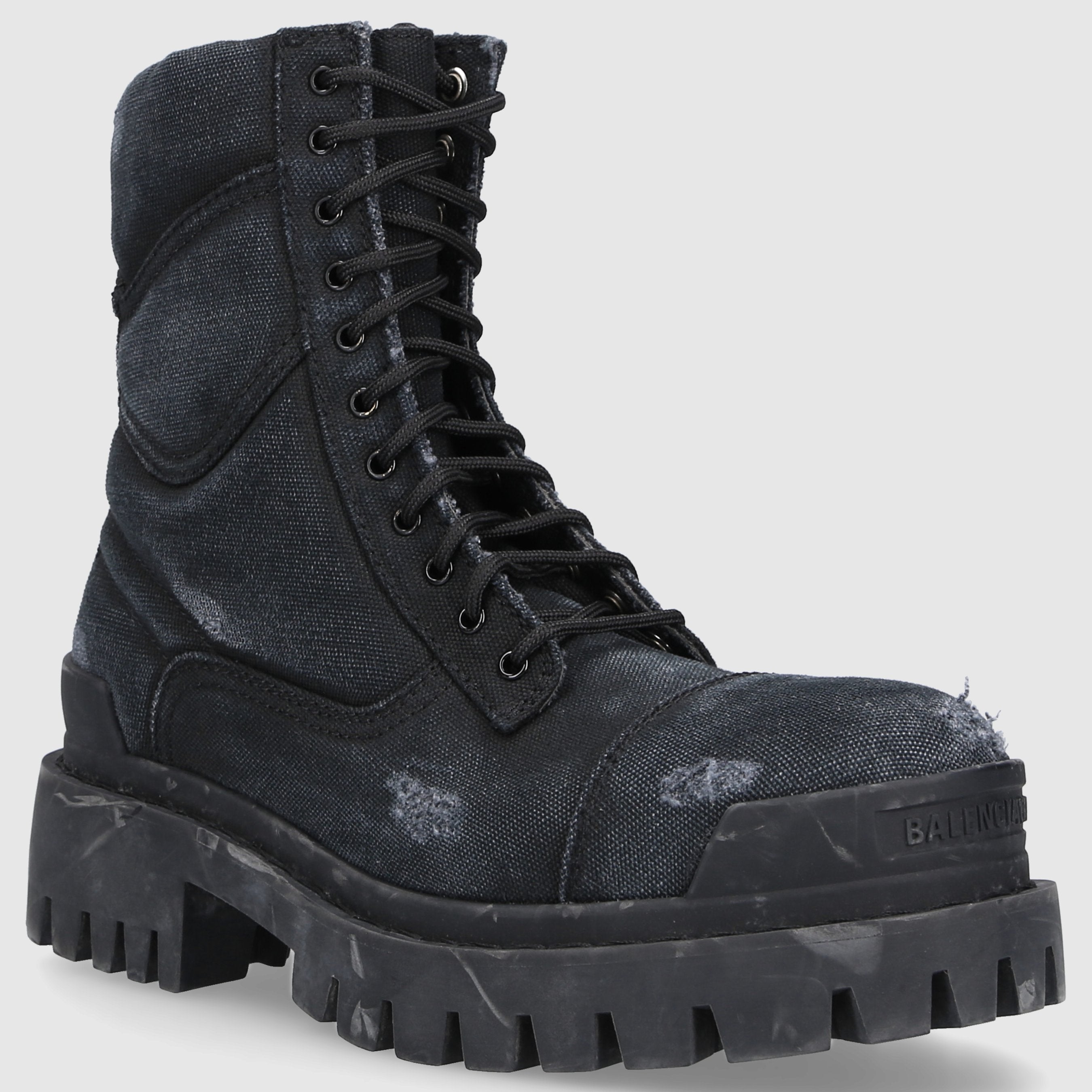 Balenciaga Damen Stiefeletten COMBAT  Canvas