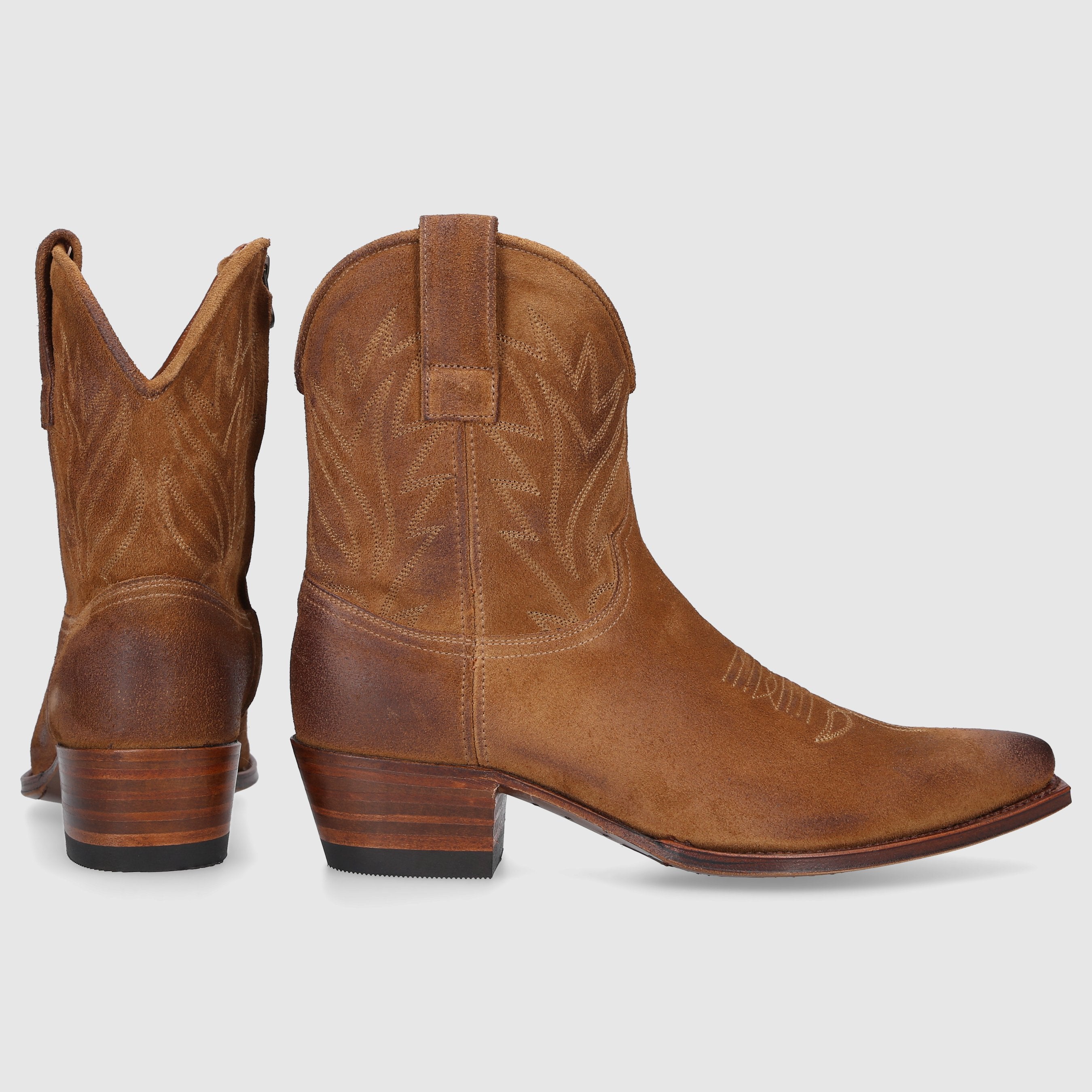 Sendra Damen Cowboystiefel 16971  Veloursleder