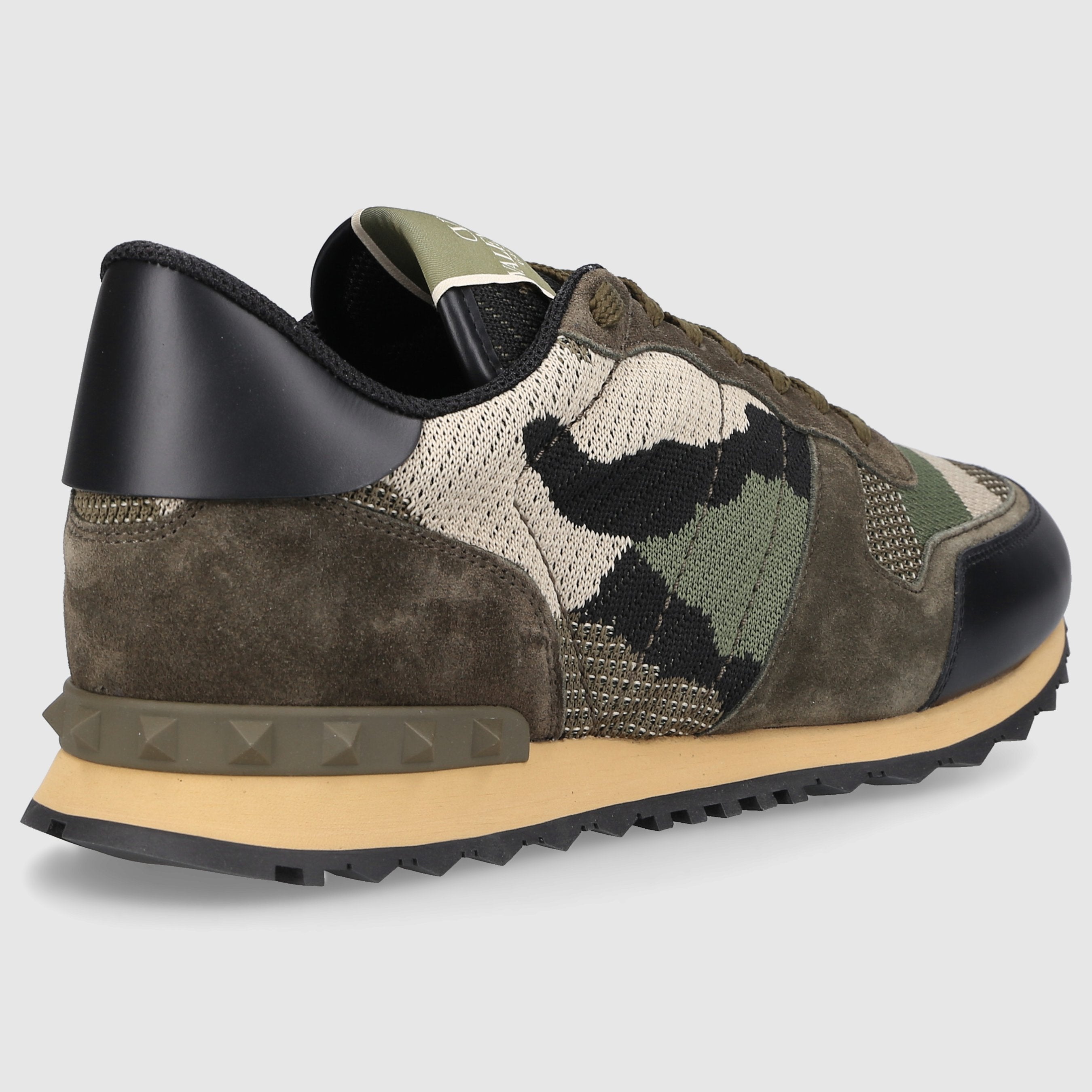 Valentino Garavani Herren Sneaker low ROCKRUNNER  Veloursleder
