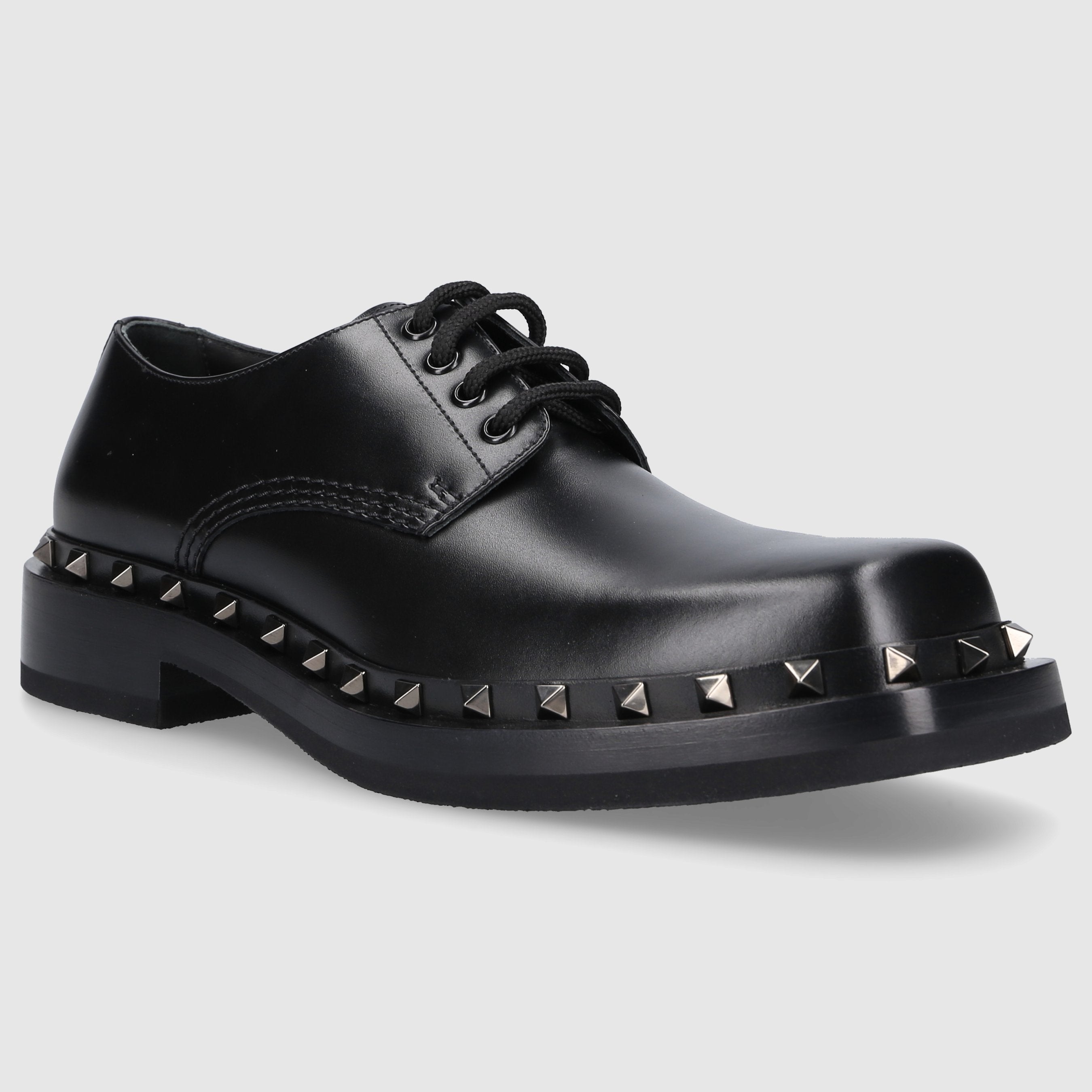 Valentino Garavani Herren Businessschuhe Derby ROCKSTUD M-WAY Kalbsleder