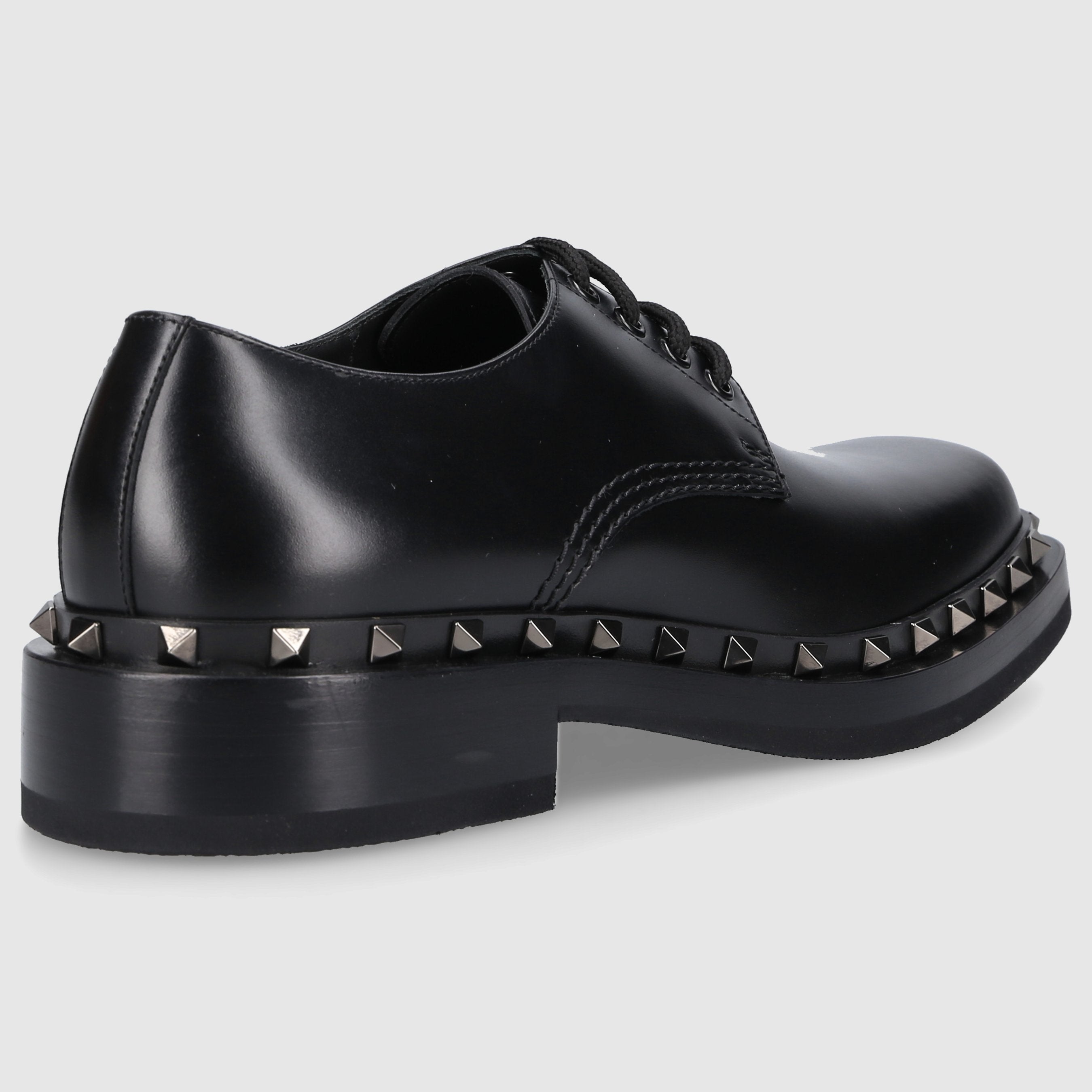 Valentino Garavani Herren Businessschuhe Derby ROCKSTUD M-WAY Kalbsleder