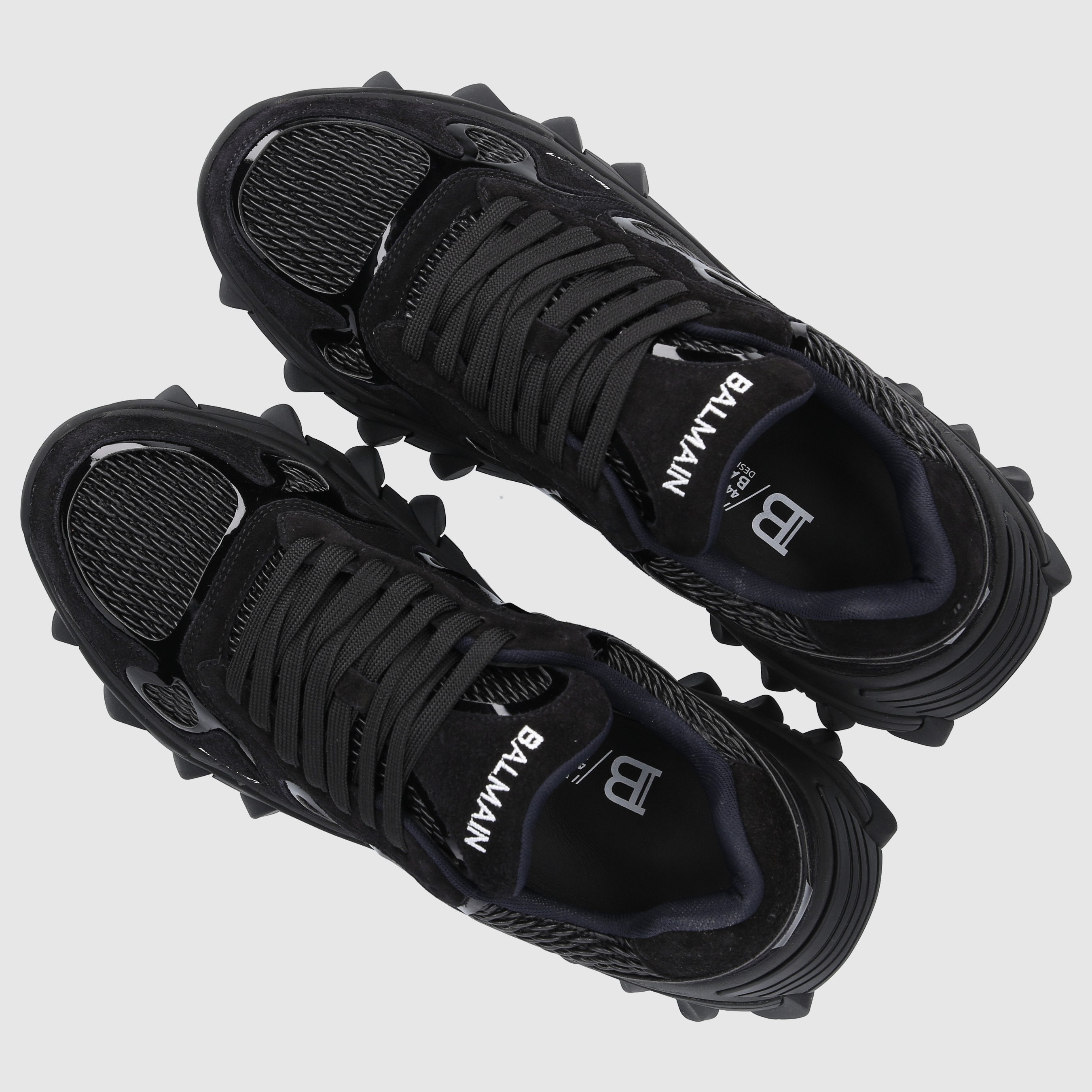 Balmain Herren Sneaker low B-EAST Veloursleder