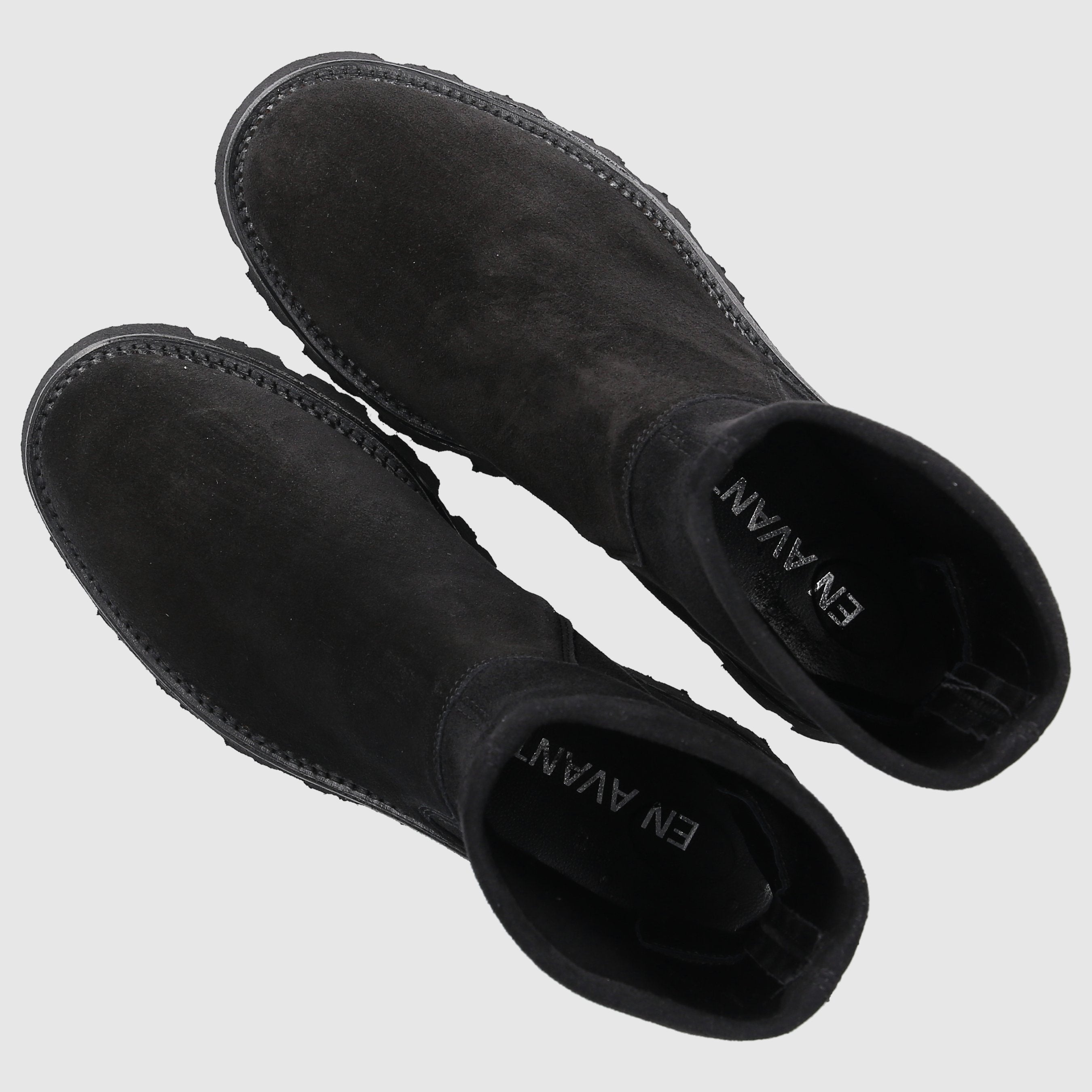 EN AVANT Damen Stiefeletten C102  Veloursleder