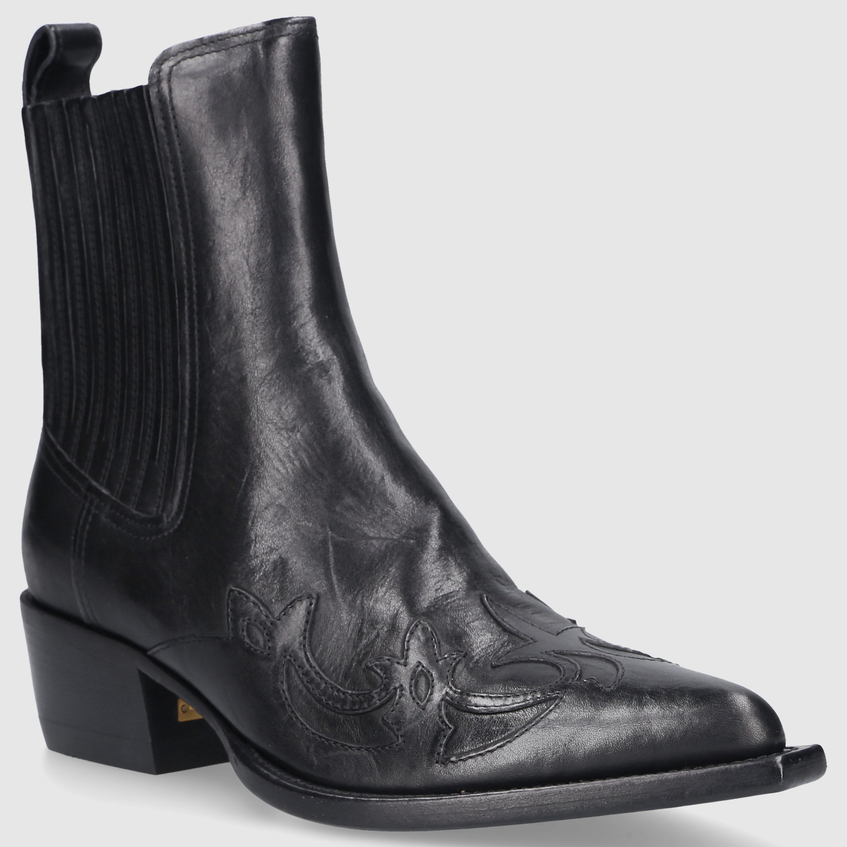 Golden Goose Damen Cowboy-/ Bikerstiefeletten BEATLES Kalbsleder