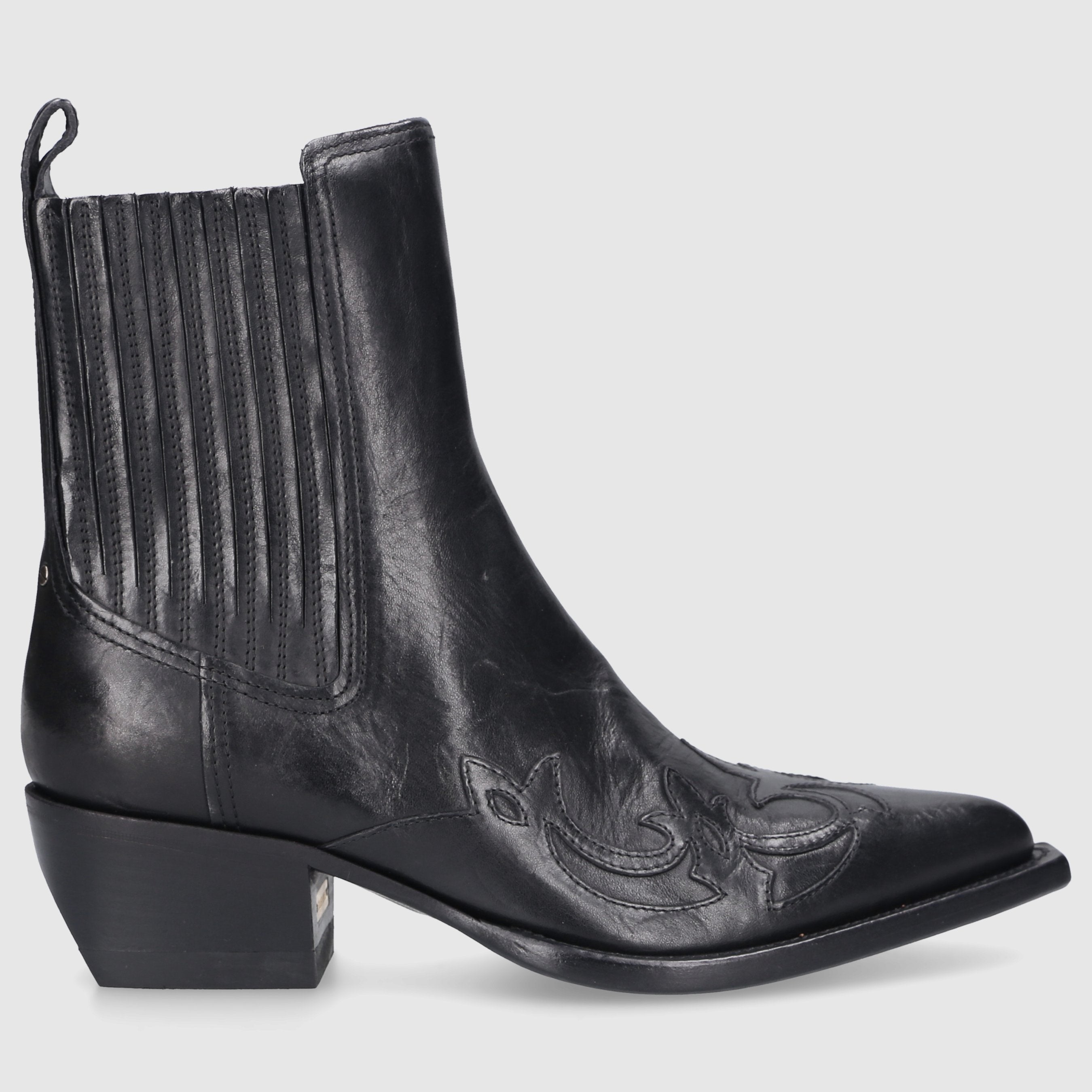 Golden Goose Damen Cowboy-/ Bikerstiefeletten BEATLES Kalbsleder