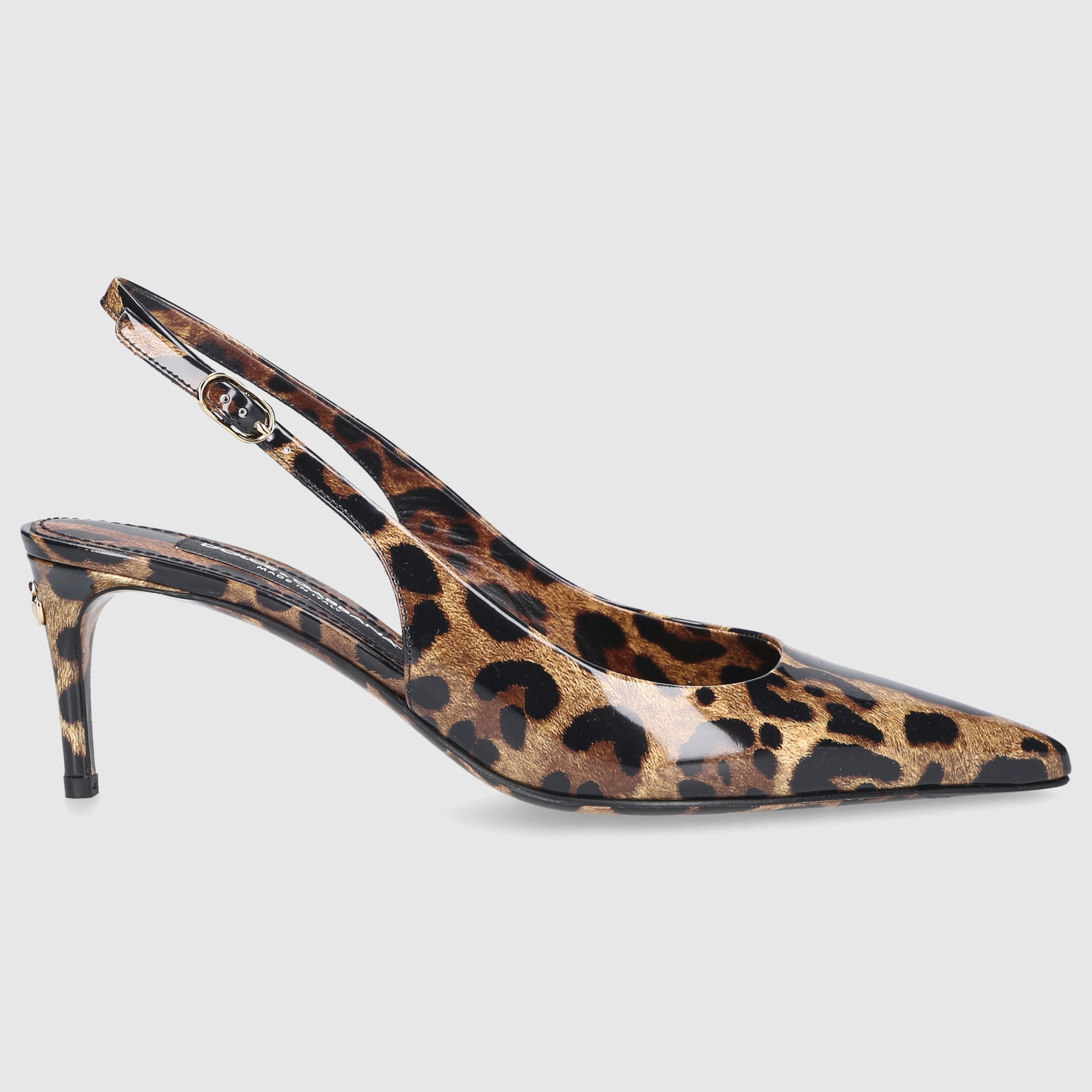 Dolce & Gabbana Damen Slingpumps CG0595 Lackleder