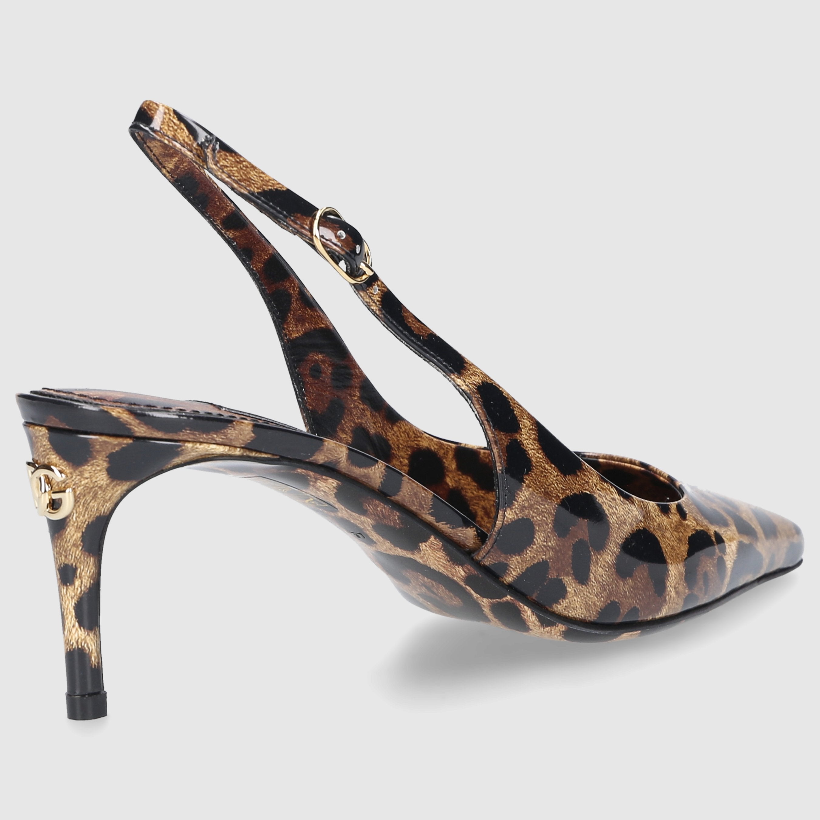 Dolce & Gabbana Damen Slingpumps CG0595 Lackleder