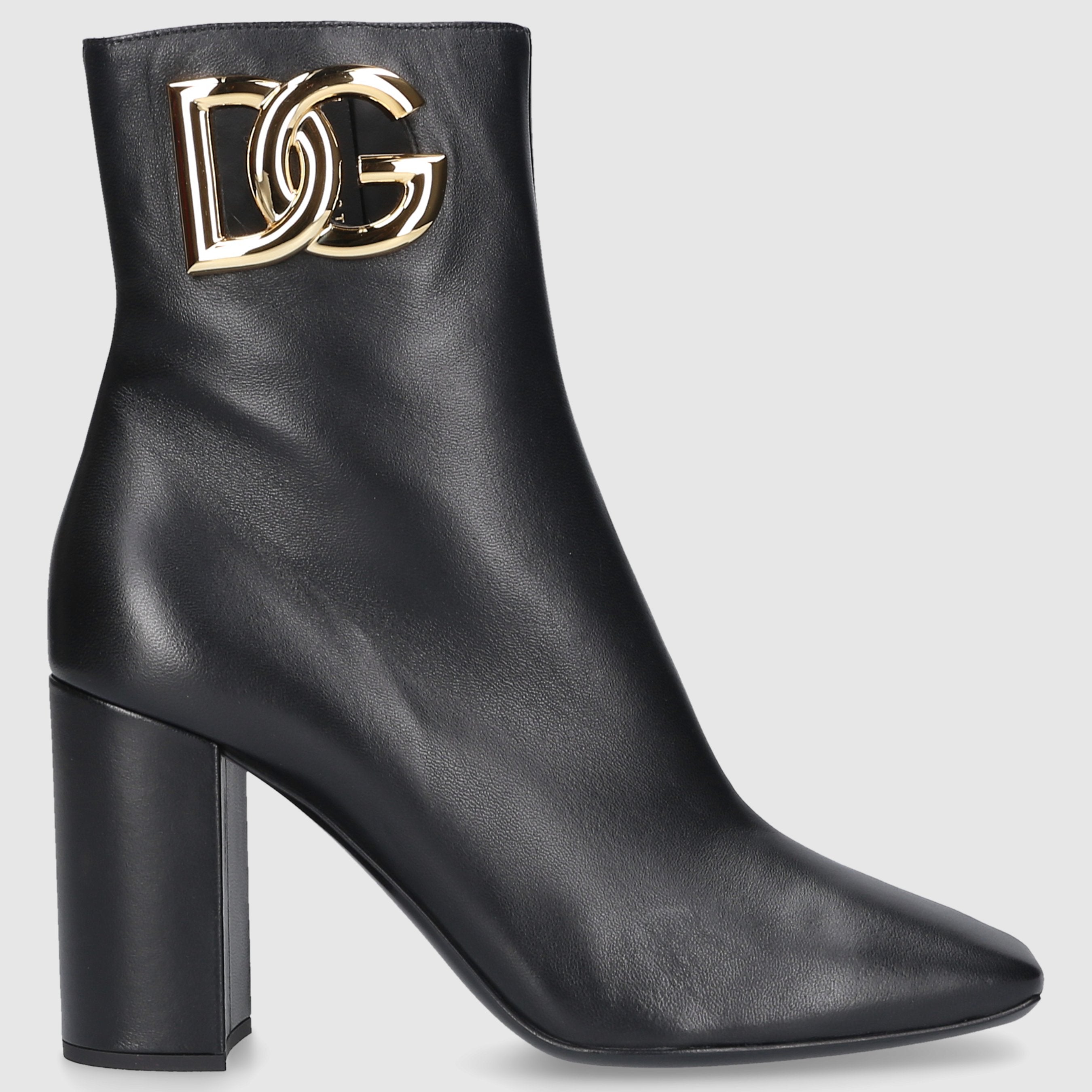 Dolce & Gabbana Damen Klassische Stiefeletten JACKIE 90 Kalbsleder