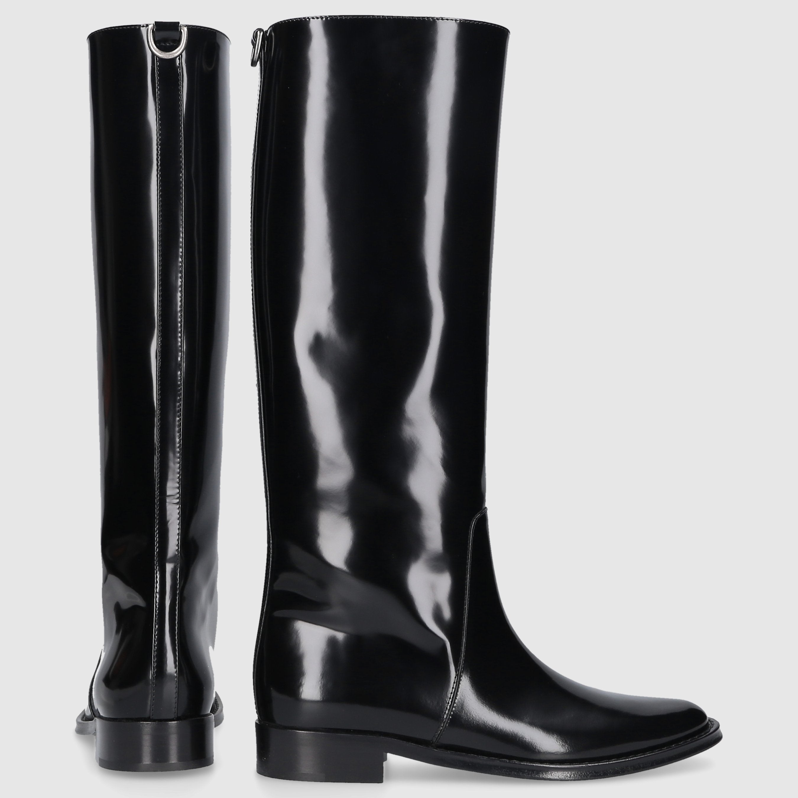 Balenciaga Damen Stiefel Schwarz HUNT Kalbsleder