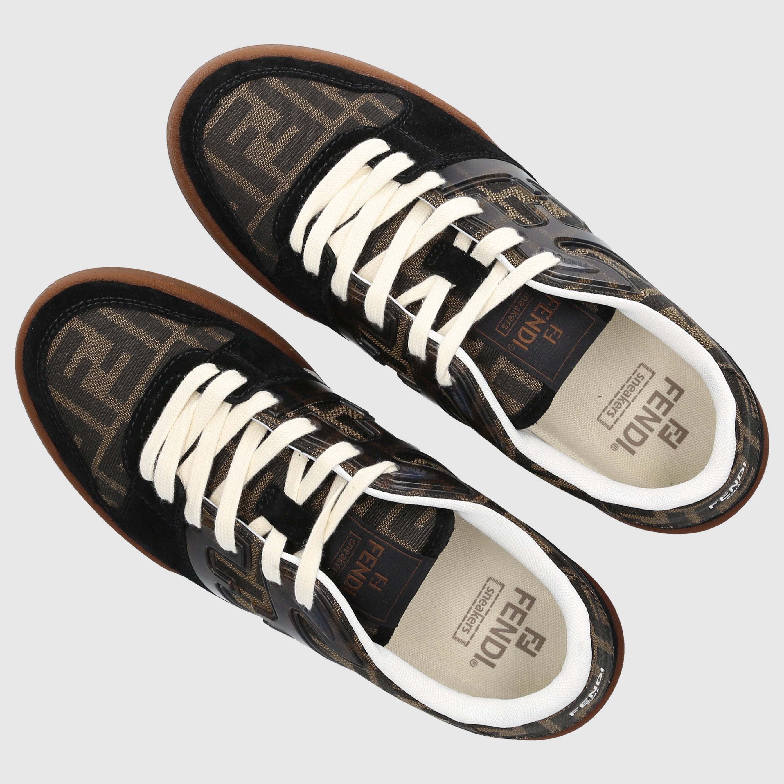 FENDI Damen Sneaker low MATCH Materialmix