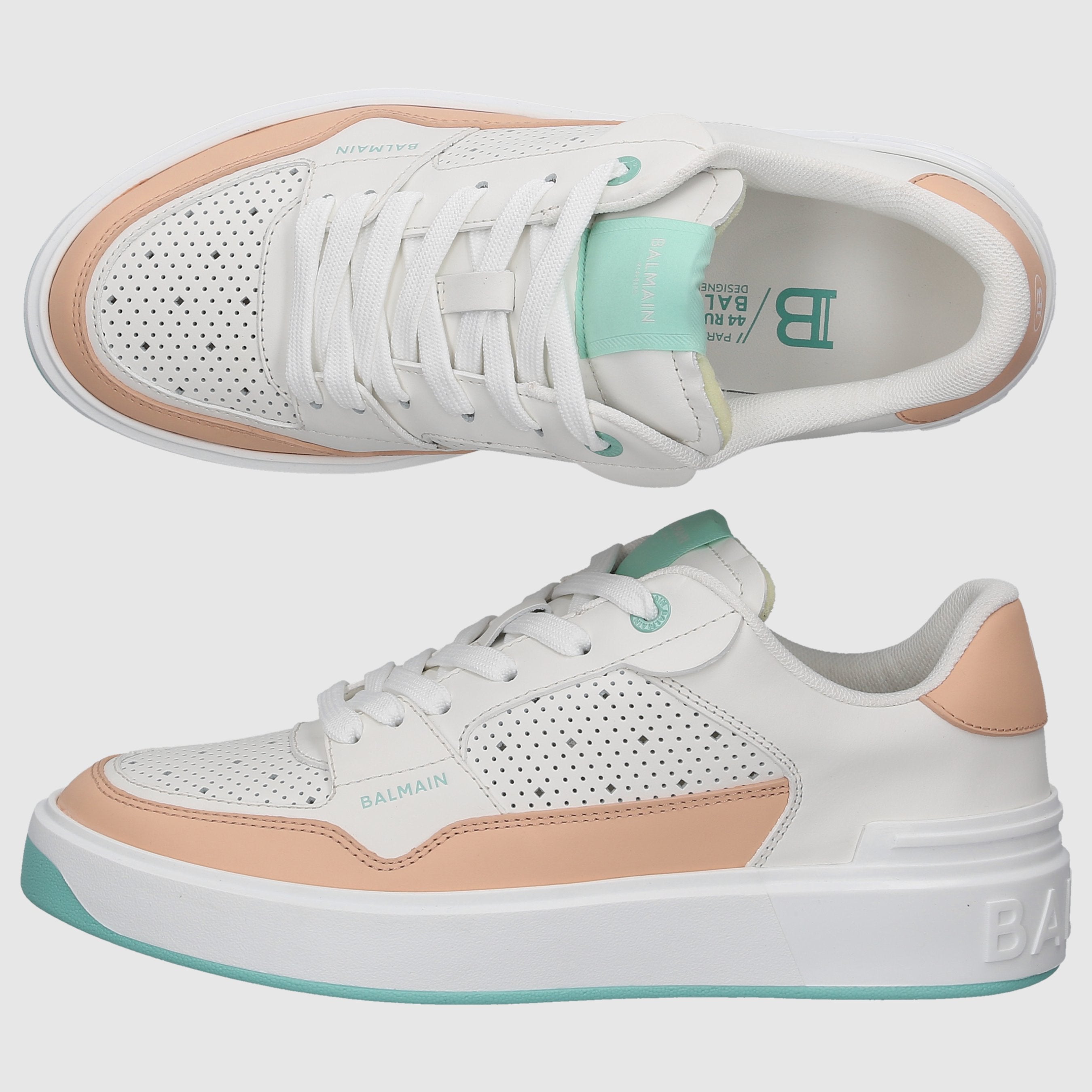 Balmain Damen Sneaker low B-COURT Kalbsleder