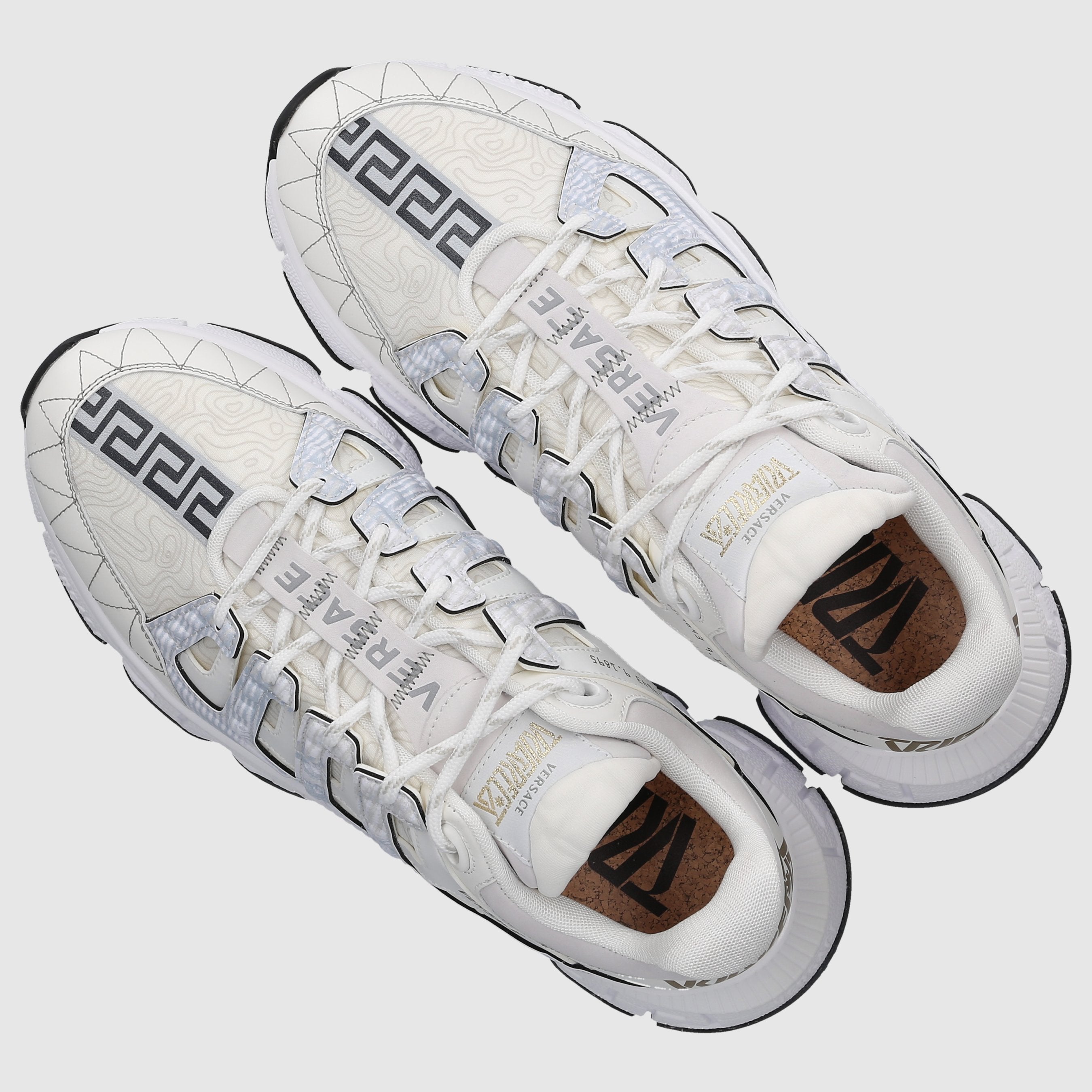 Versace Herren Sneaker low TRIGRECA Kalbsleder Synthetik