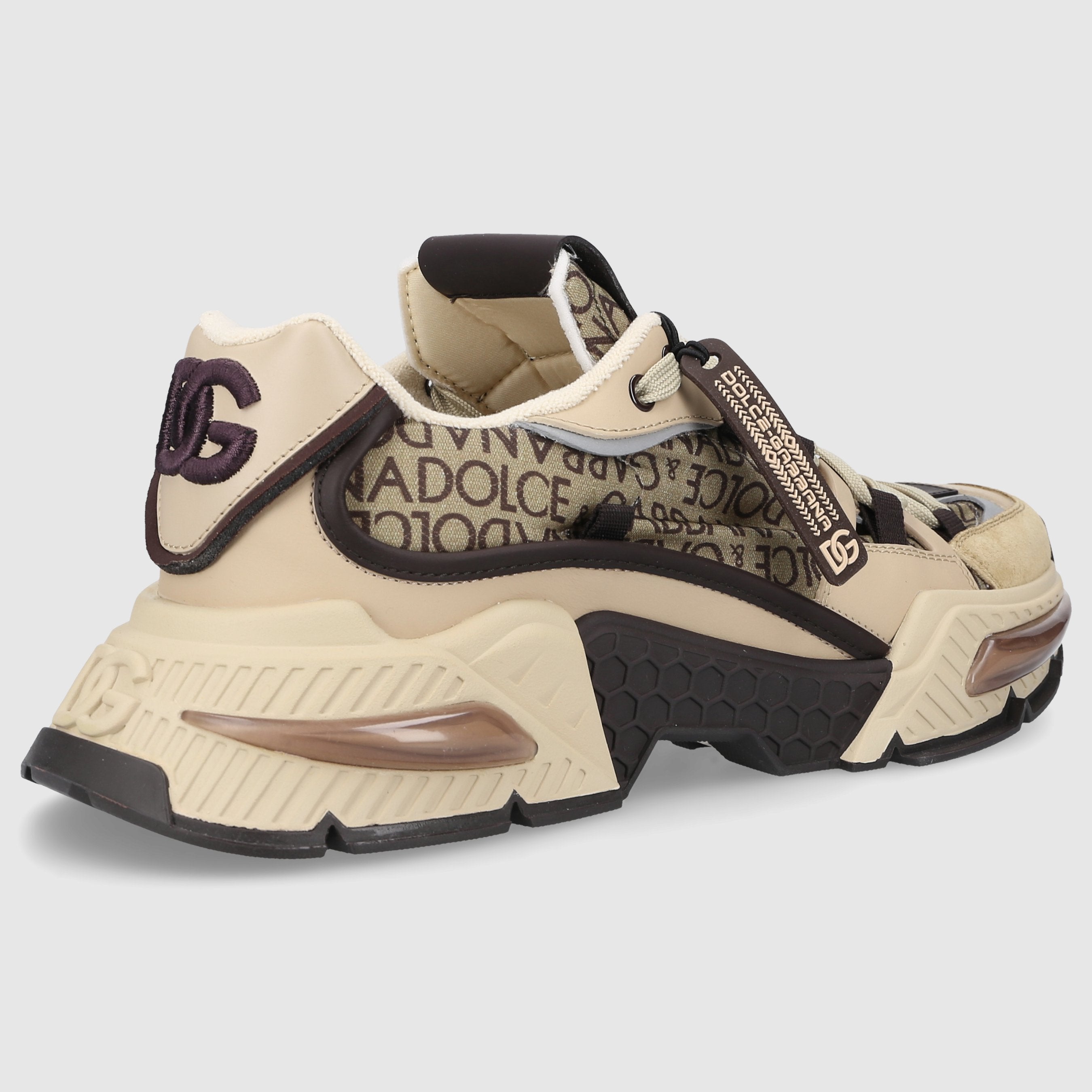 Dolce & Gabbana Herren Sneaker low AIRMASTER Kalbsleder Textil