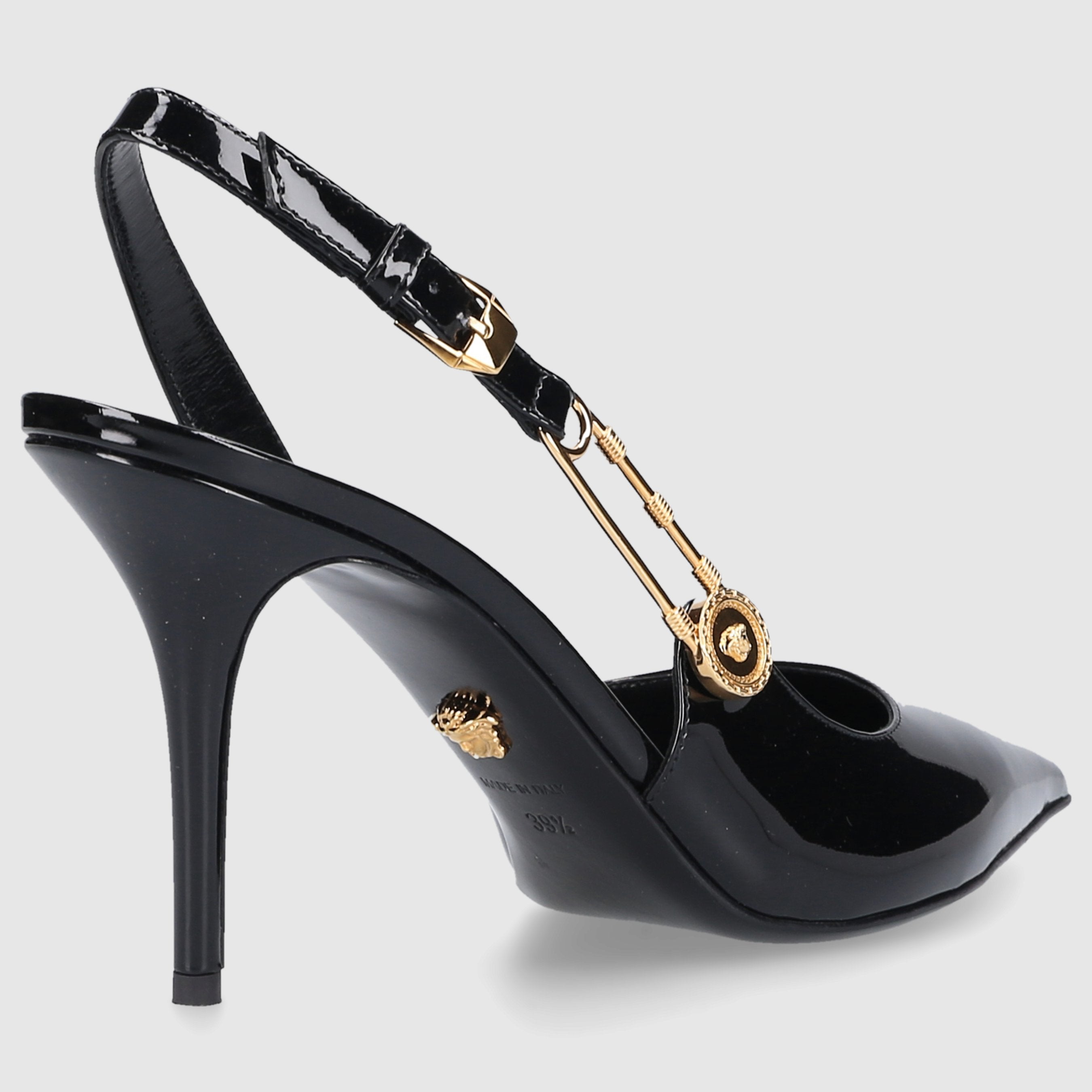 Versace Damen Slingpumps LA MEDUSA Lackleder