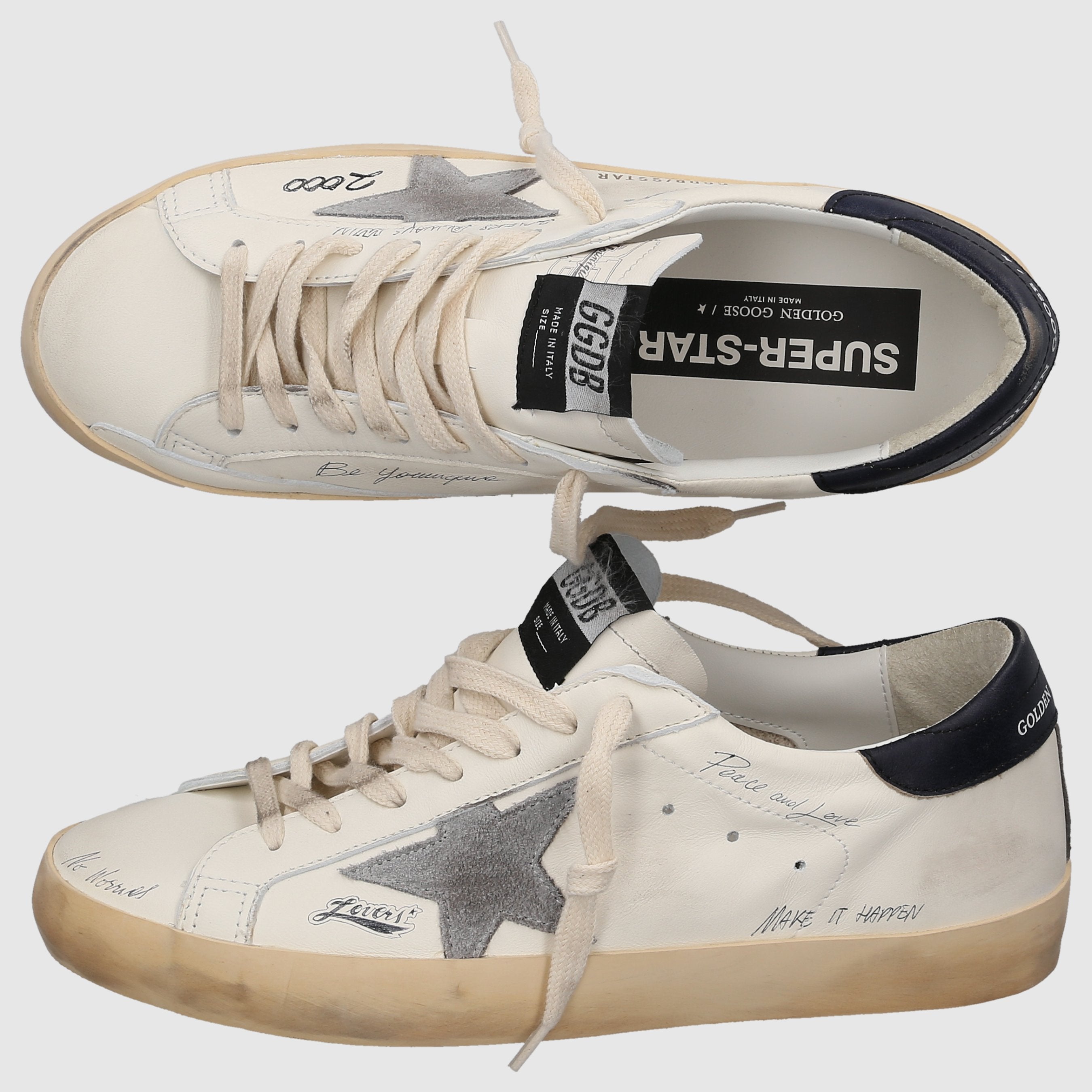 Golden Goose Herren Sneaker low SUPER-STAR Kalbsleder