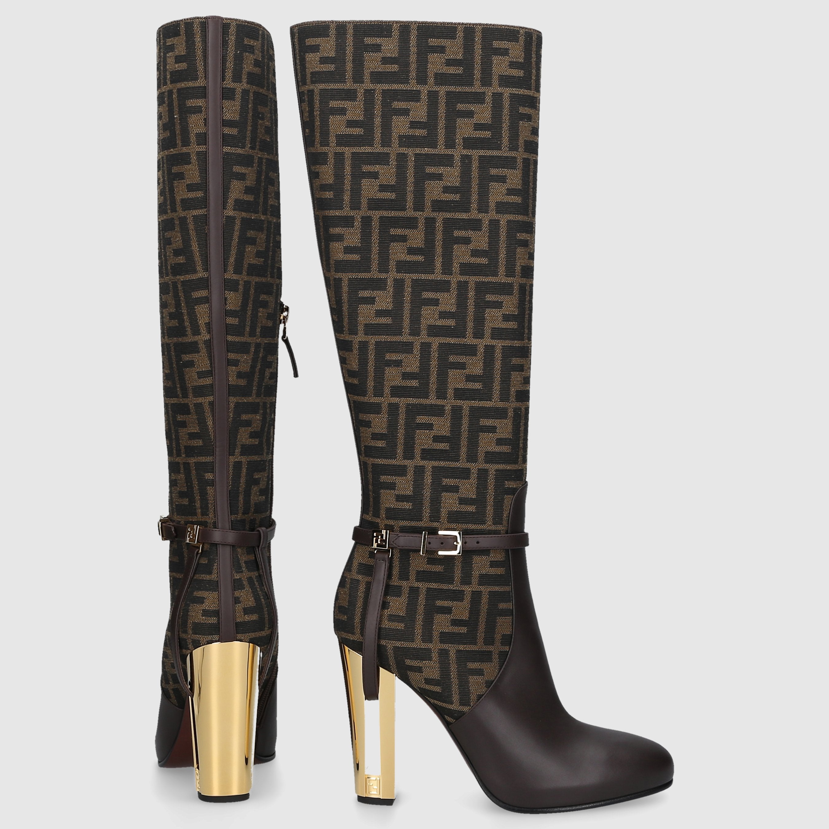 FENDI Damen Stiefel 8W8440 Textil